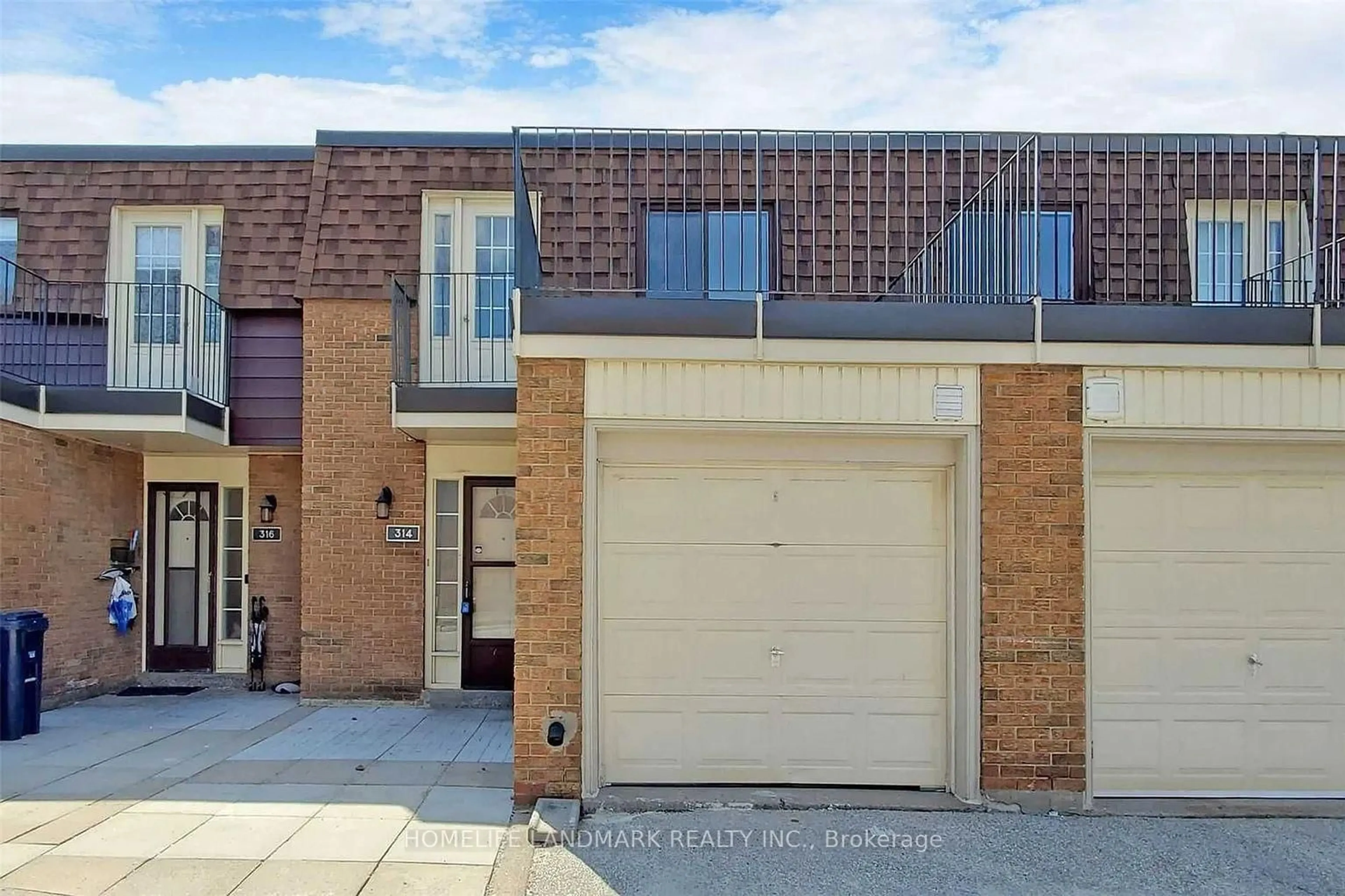 Home with brick exterior material, street for 314 Sprucewood Crt, Toronto Ontario M1W 1R1