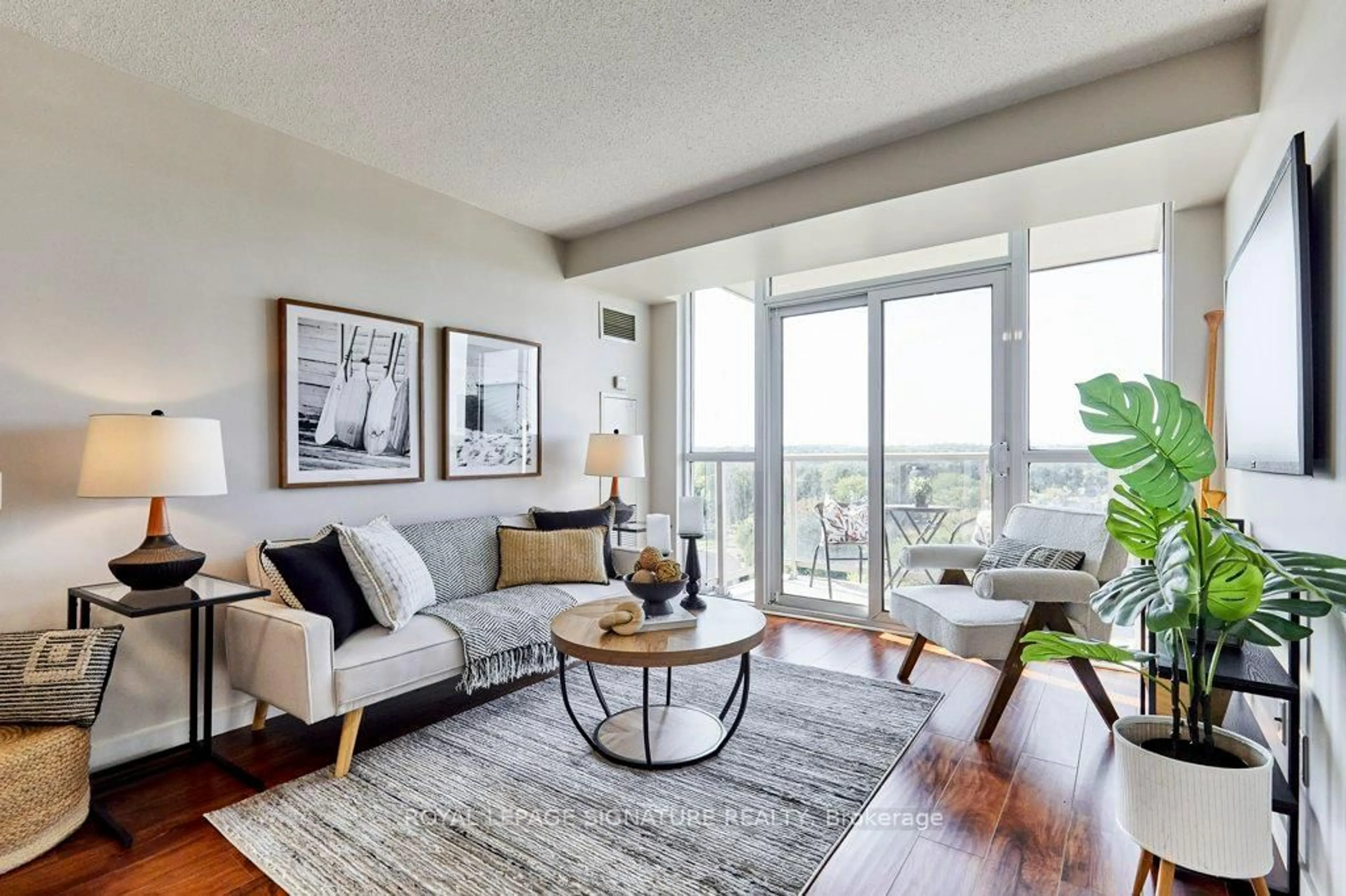 Living room with furniture, unknown for 1200 The Esplanade #904, Pickering Ontario L1V 6V3