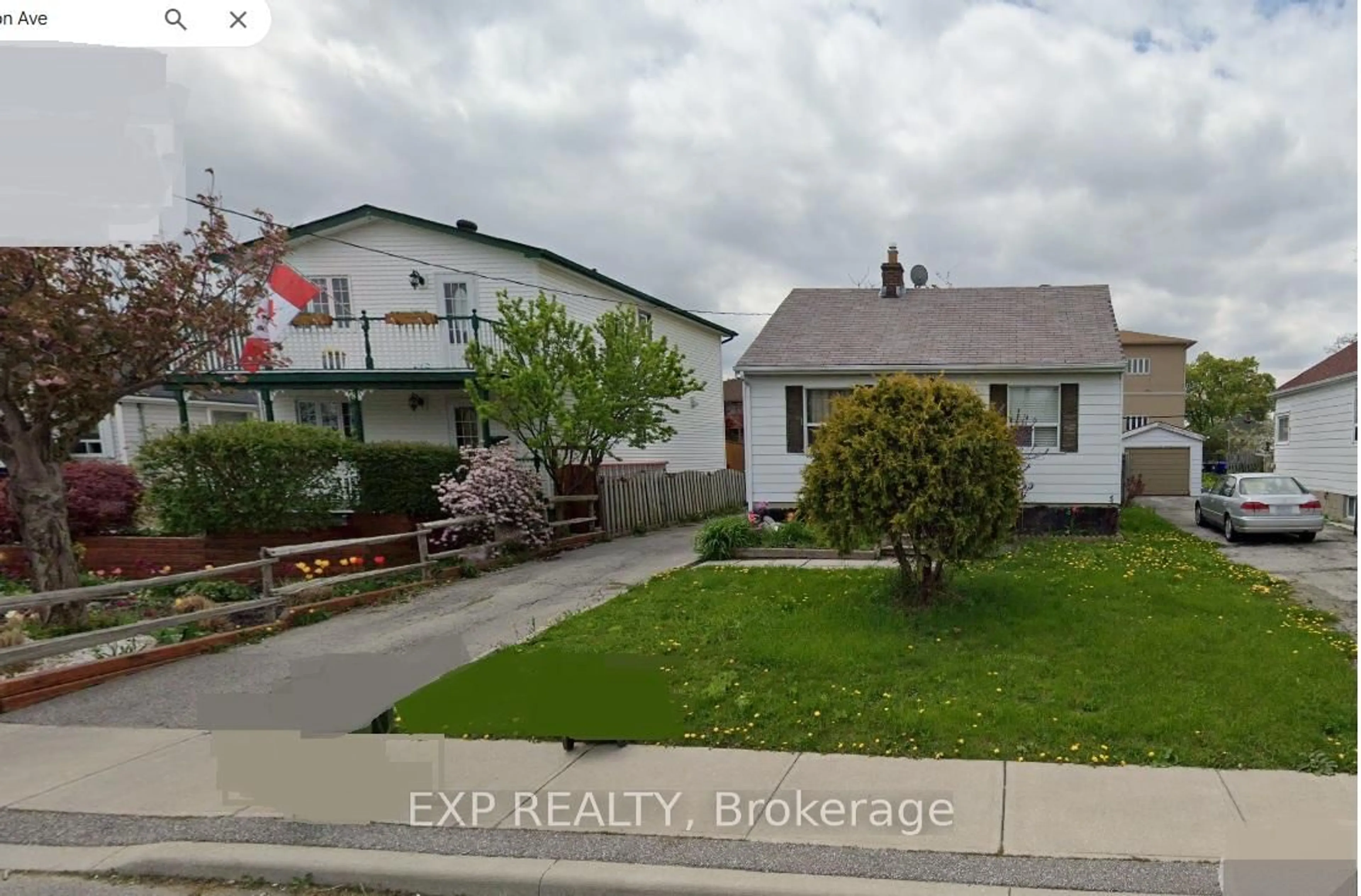 A pic from outside/outdoor area/front of a property/back of a property/a pic from drone, street for 80 Huntington Ave, Toronto Ontario M1K 4L2