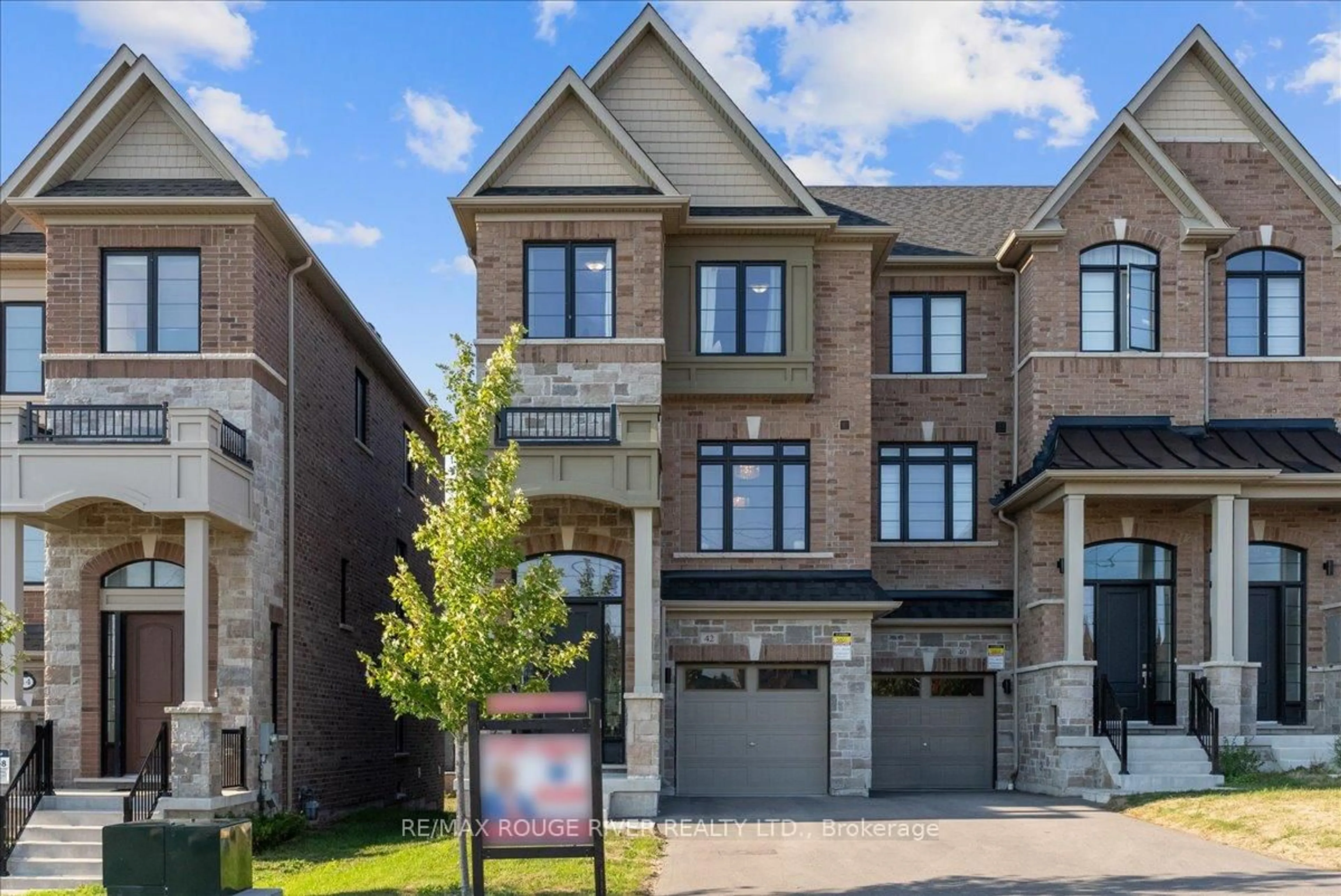 Home with brick exterior material, street for 42 Elkington Cres, Whitby Ontario L1P 0L7