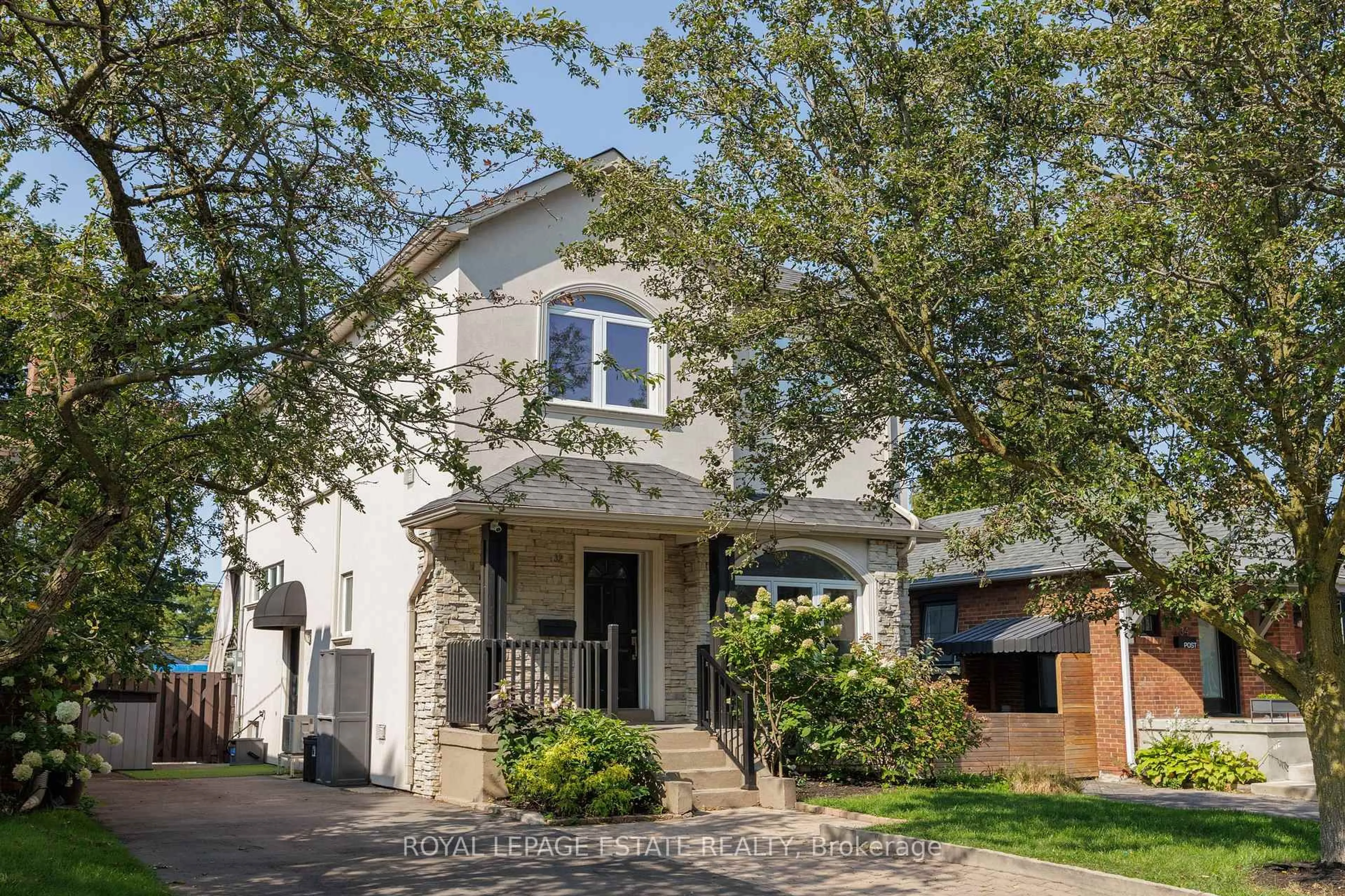Home with brick exterior material, street for 32 Manderley Dr, Toronto Ontario M1N 3E7