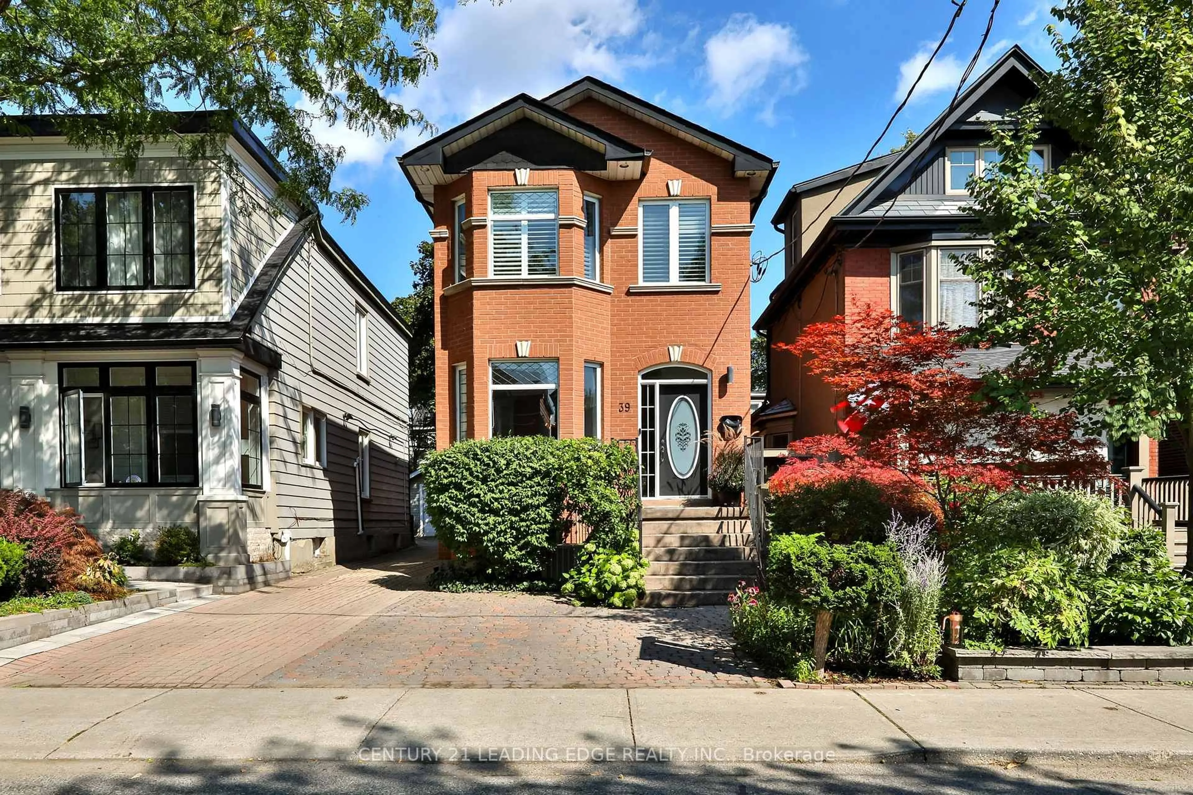 Home with brick exterior material, street for 39 Ferrier Ave, Toronto Ontario M4K 3H5