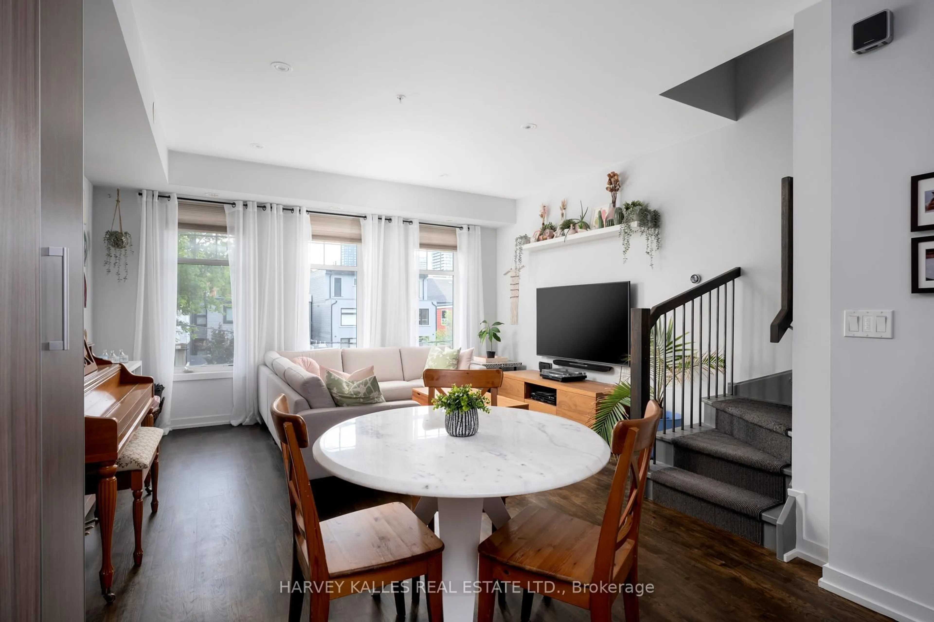 Living room with furniture, unknown for 140 Broadview Ave #45, Toronto Ontario M4M 0A8