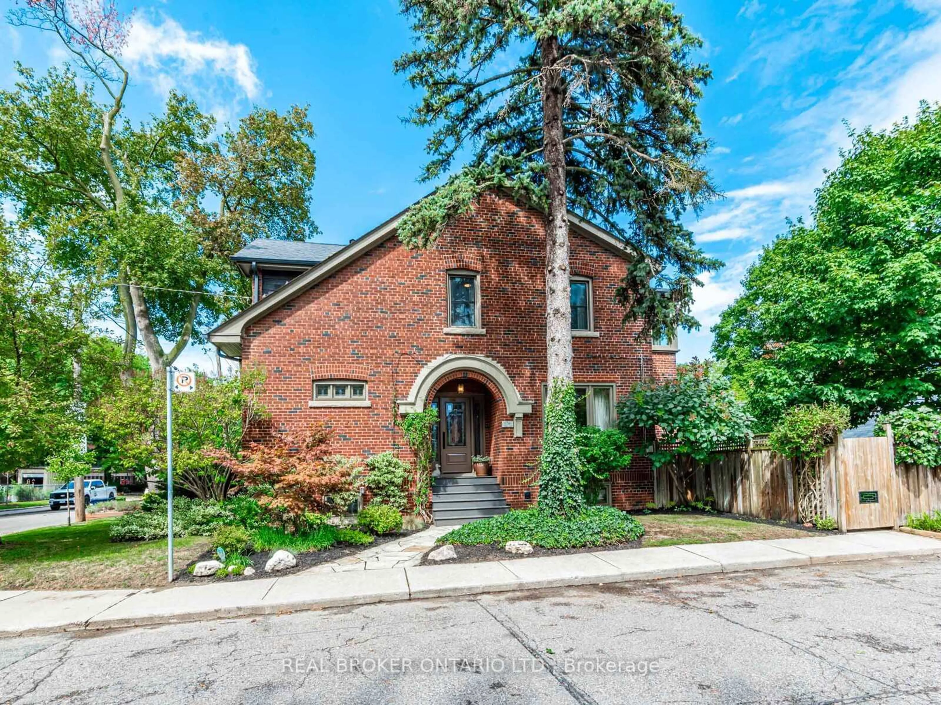 Home with brick exterior material, street for 1 Phin Ave, Toronto Ontario M4J 3T1