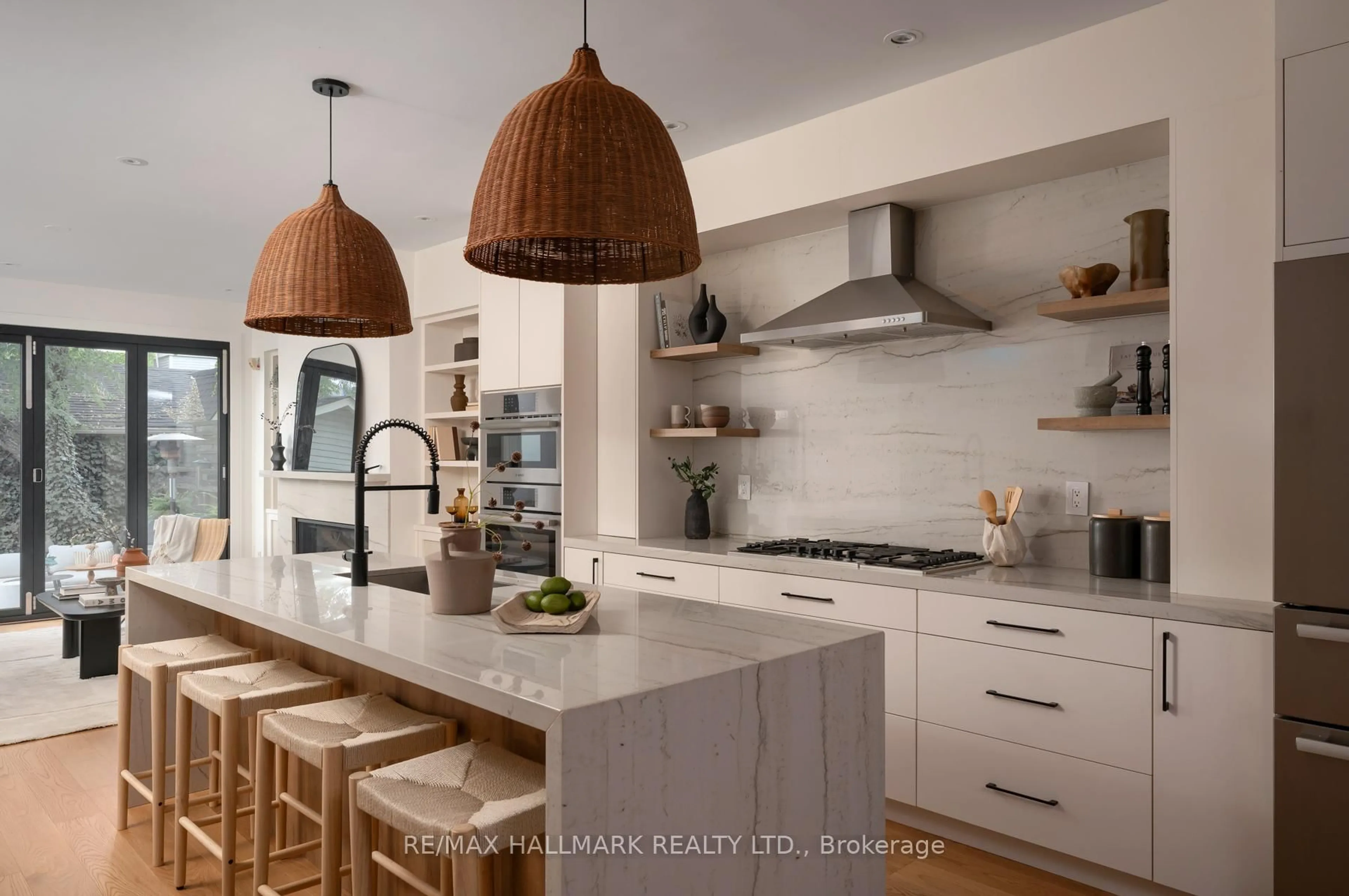 Contemporary kitchen, ceramic/tile floor for 78 Sarah Ashbridge Ave, Toronto Ontario M4L 3Y9