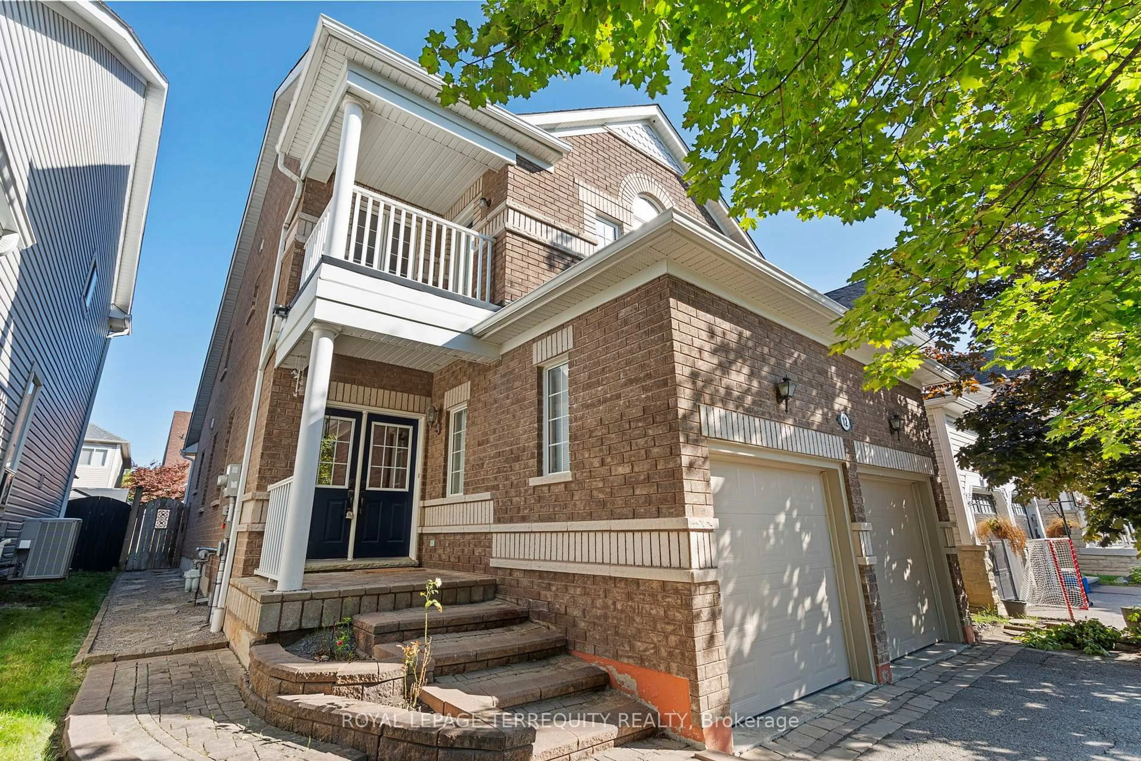 Home with brick exterior material, street for 12 Kenilworth Cres, Whitby Ontario L1M 2M7