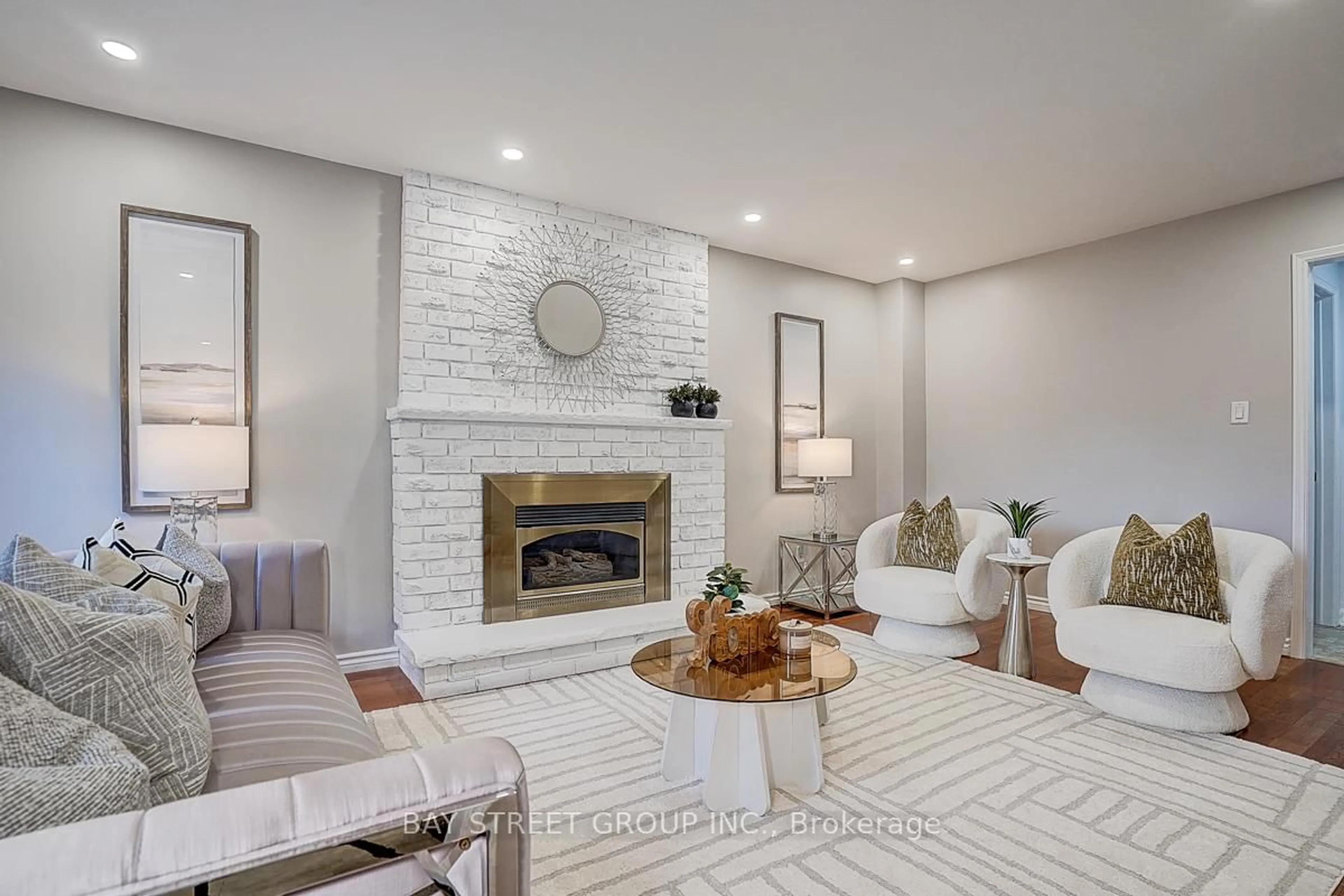 Living room with furniture, ceramic/tile floor for 342 REGAL BRIAR St, Whitby Ontario L1N 6N1