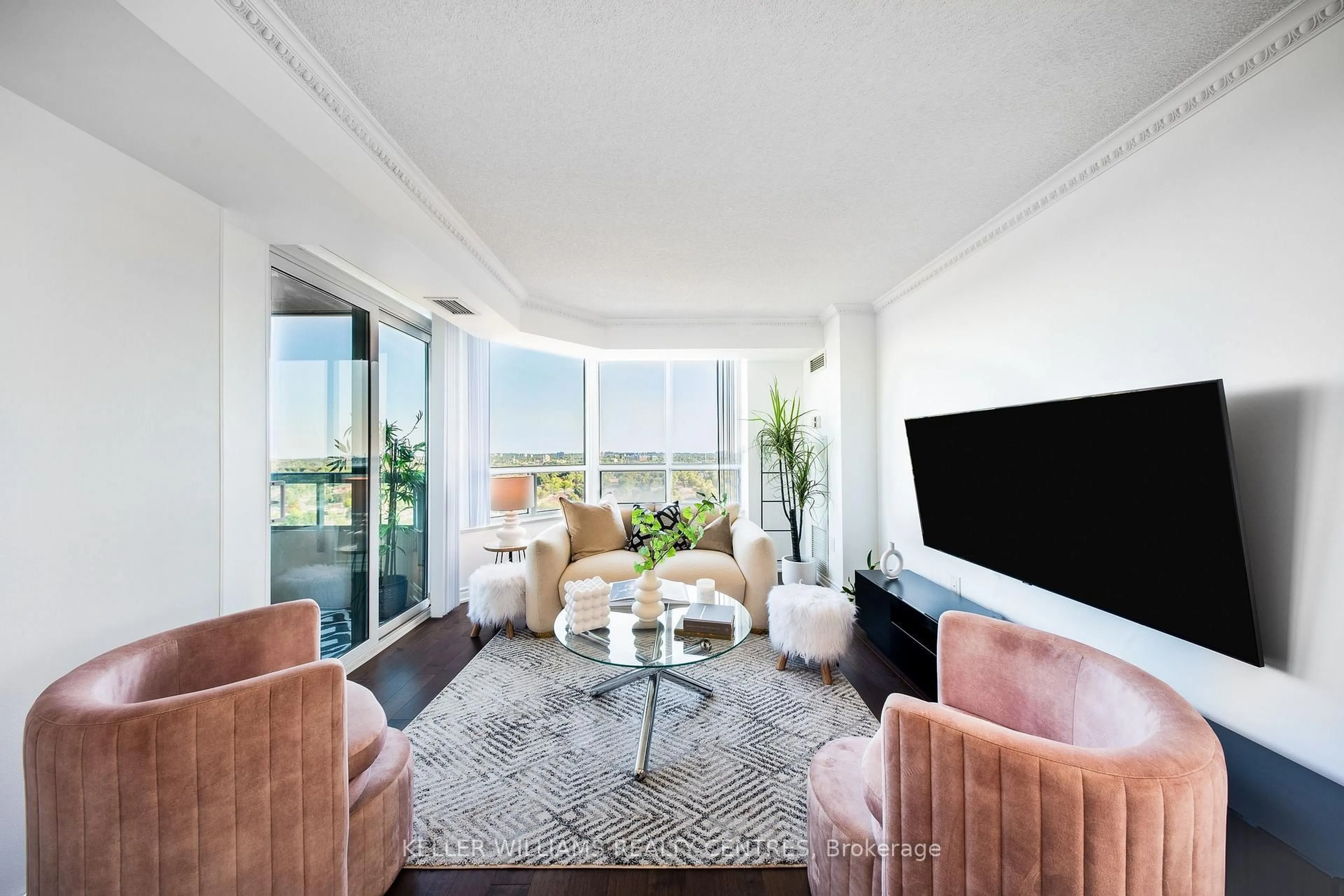 Living room with furniture, unknown for 125 Omni Dr #1936, Toronto Ontario M1P 5A9