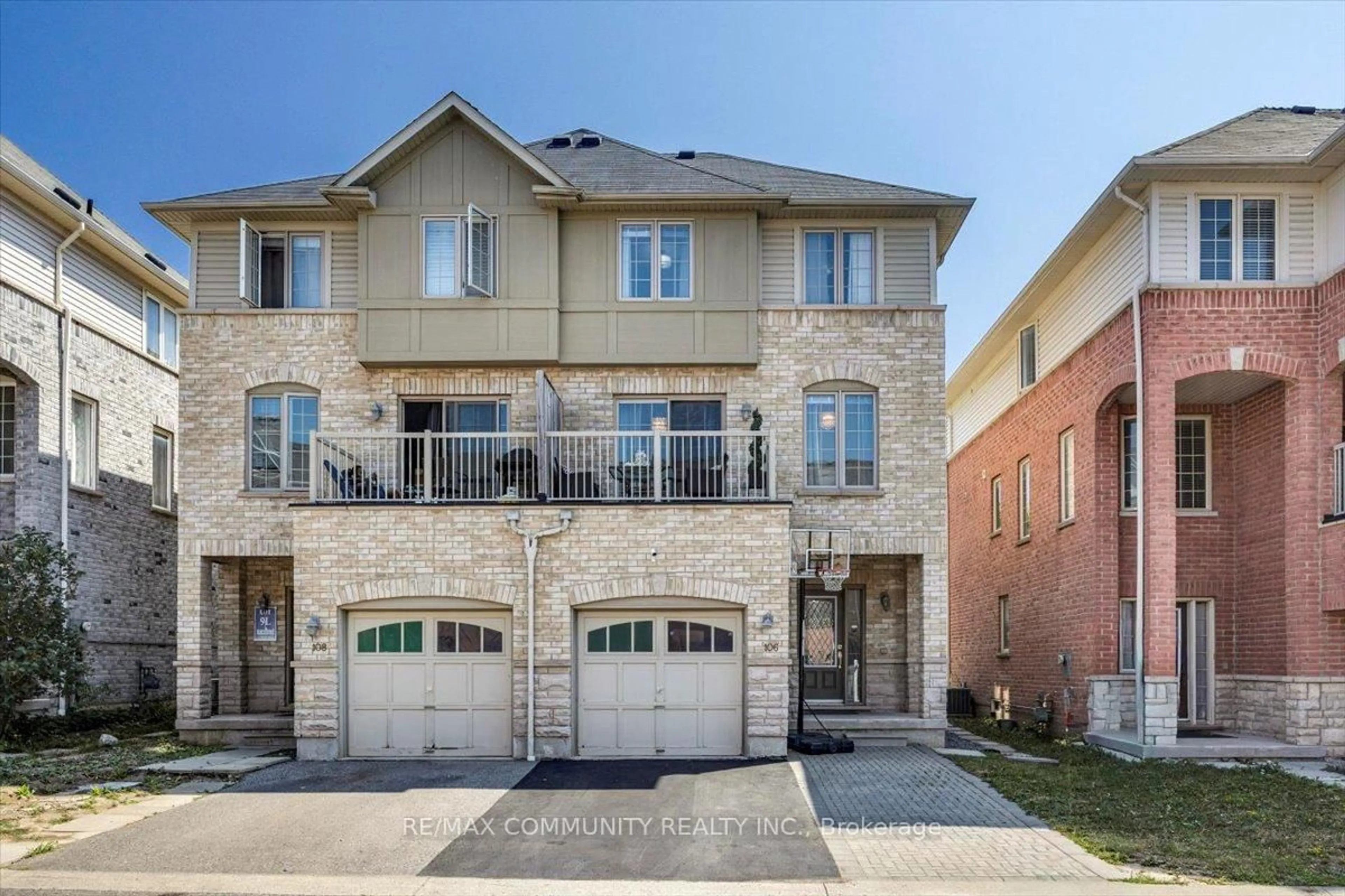 Home with brick exterior material, street for 106 Barnham St, Ajax Ontario L1Z 0K7