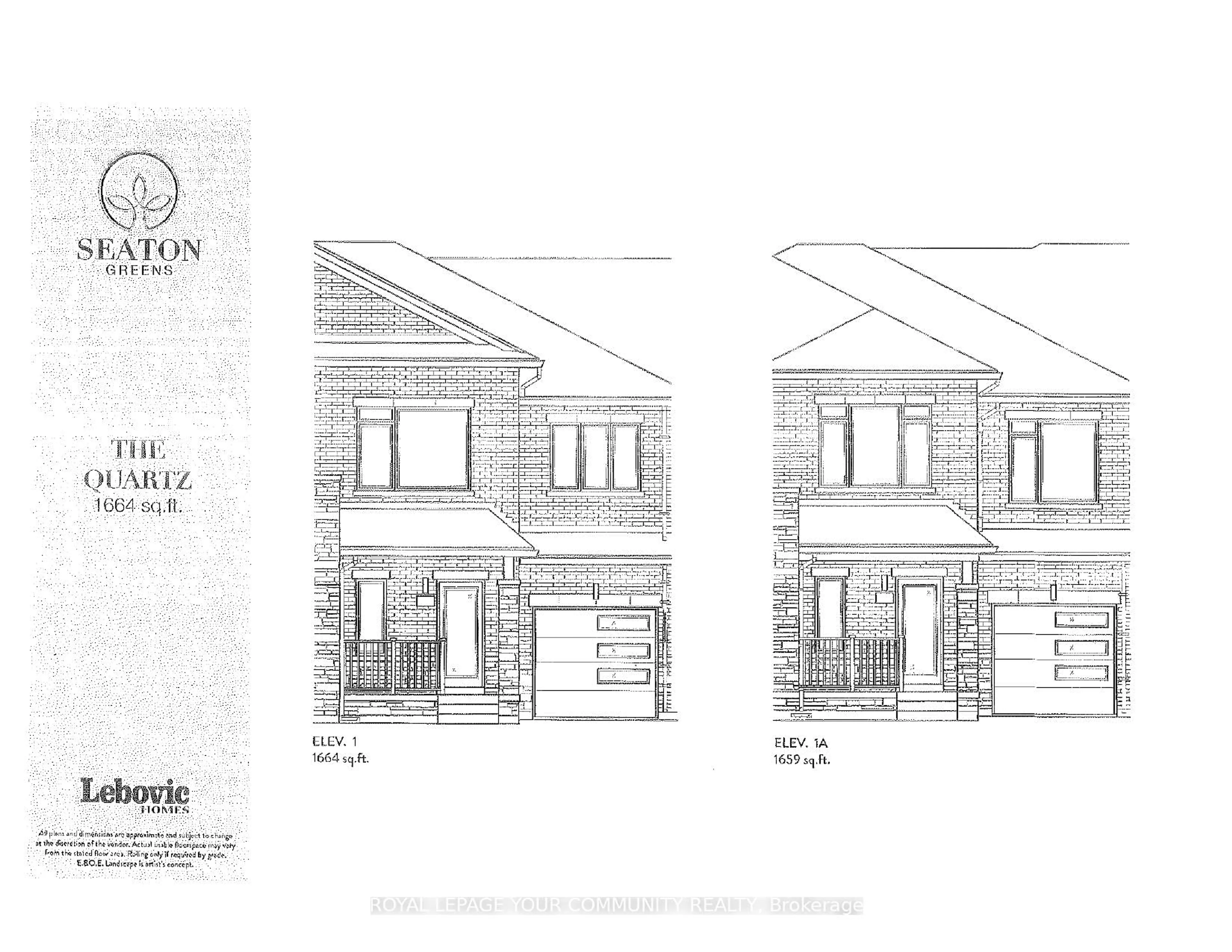 Floor plan for 1134 Zinnia Gdns, Pickering Ontario L1X 0R2