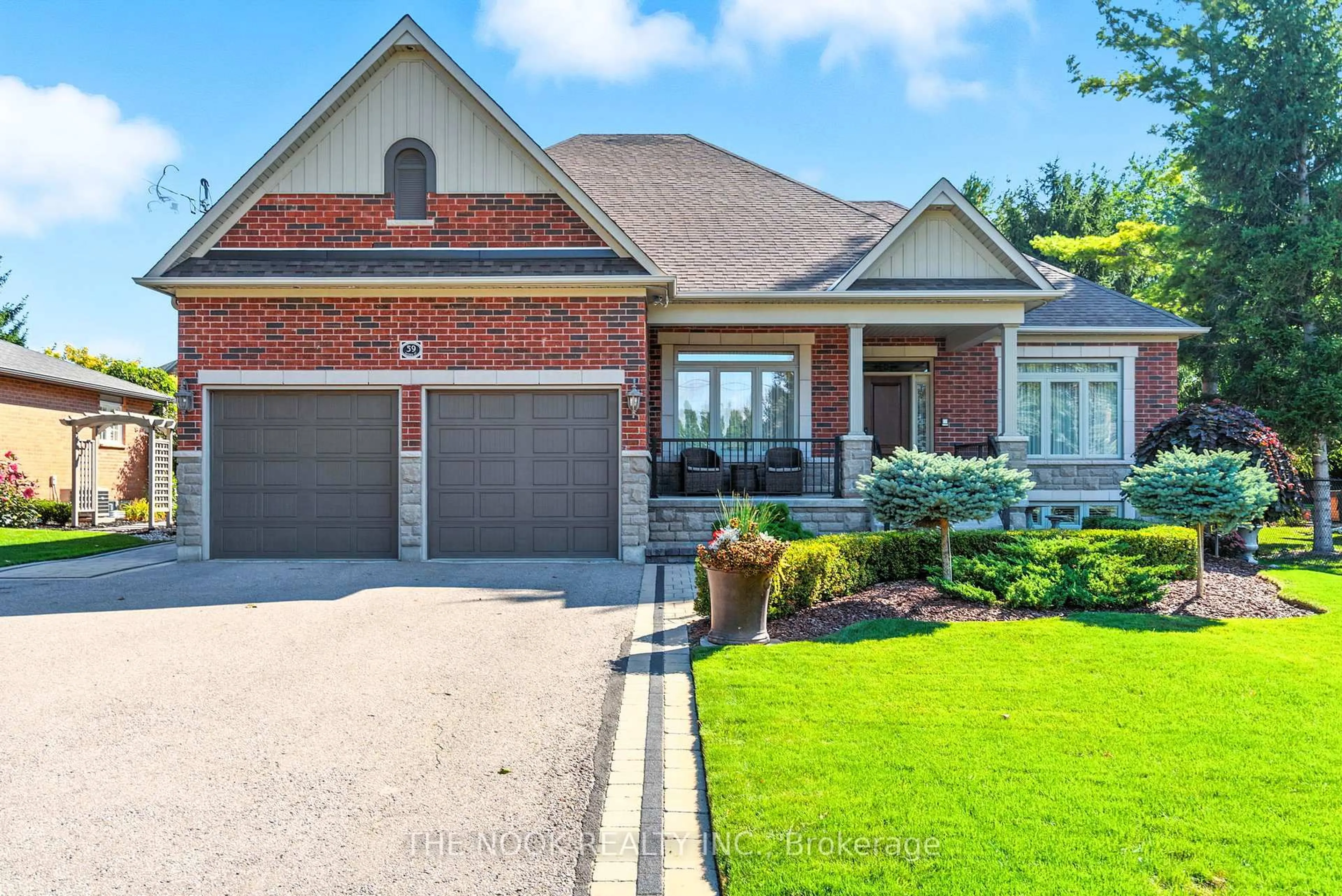 Home with brick exterior material, street for 59 Queen St, Whitby Ontario L1M 1C4