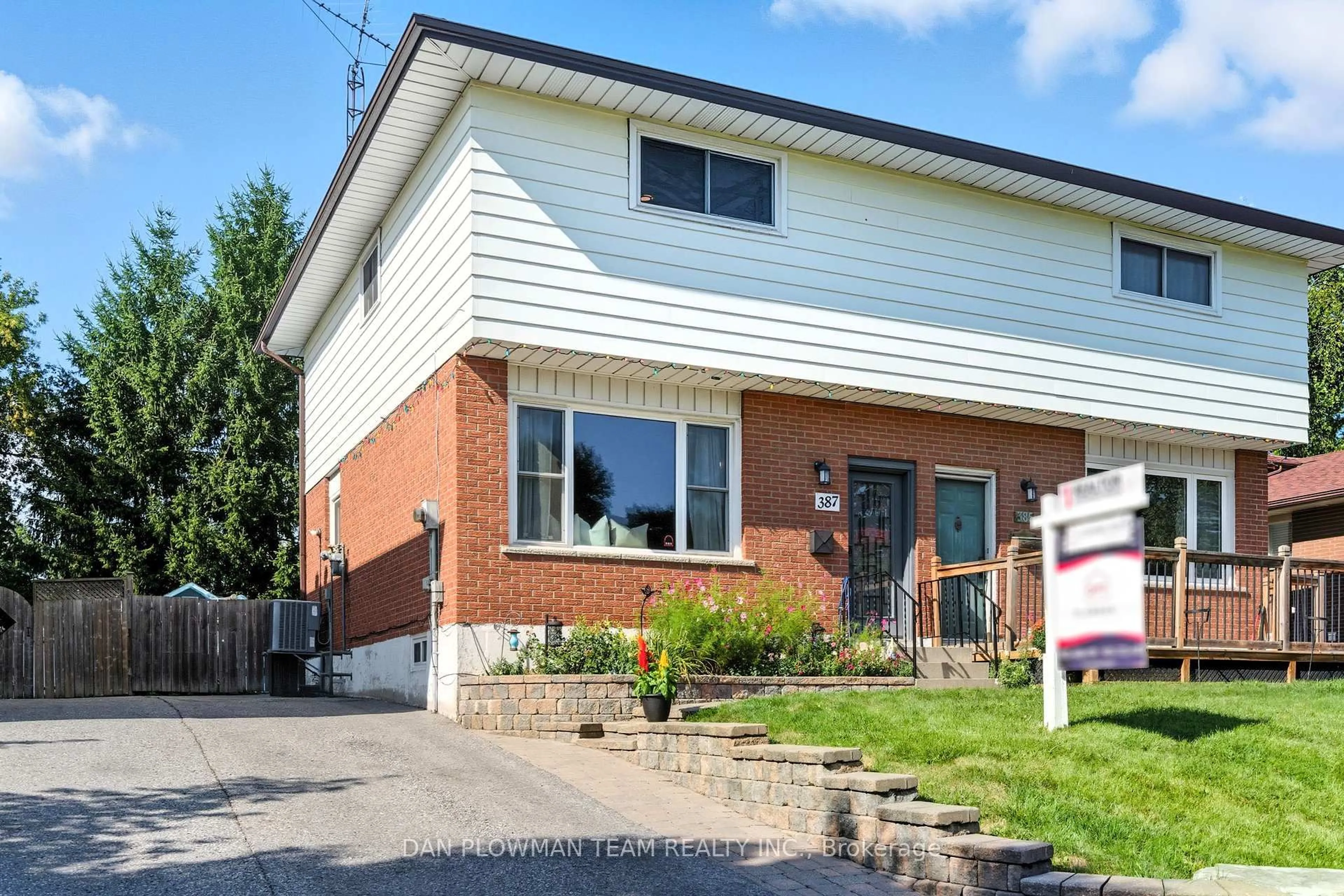 Home with brick exterior material, street for 387 Surrey Dr, Oshawa Ontario L1G 6H2