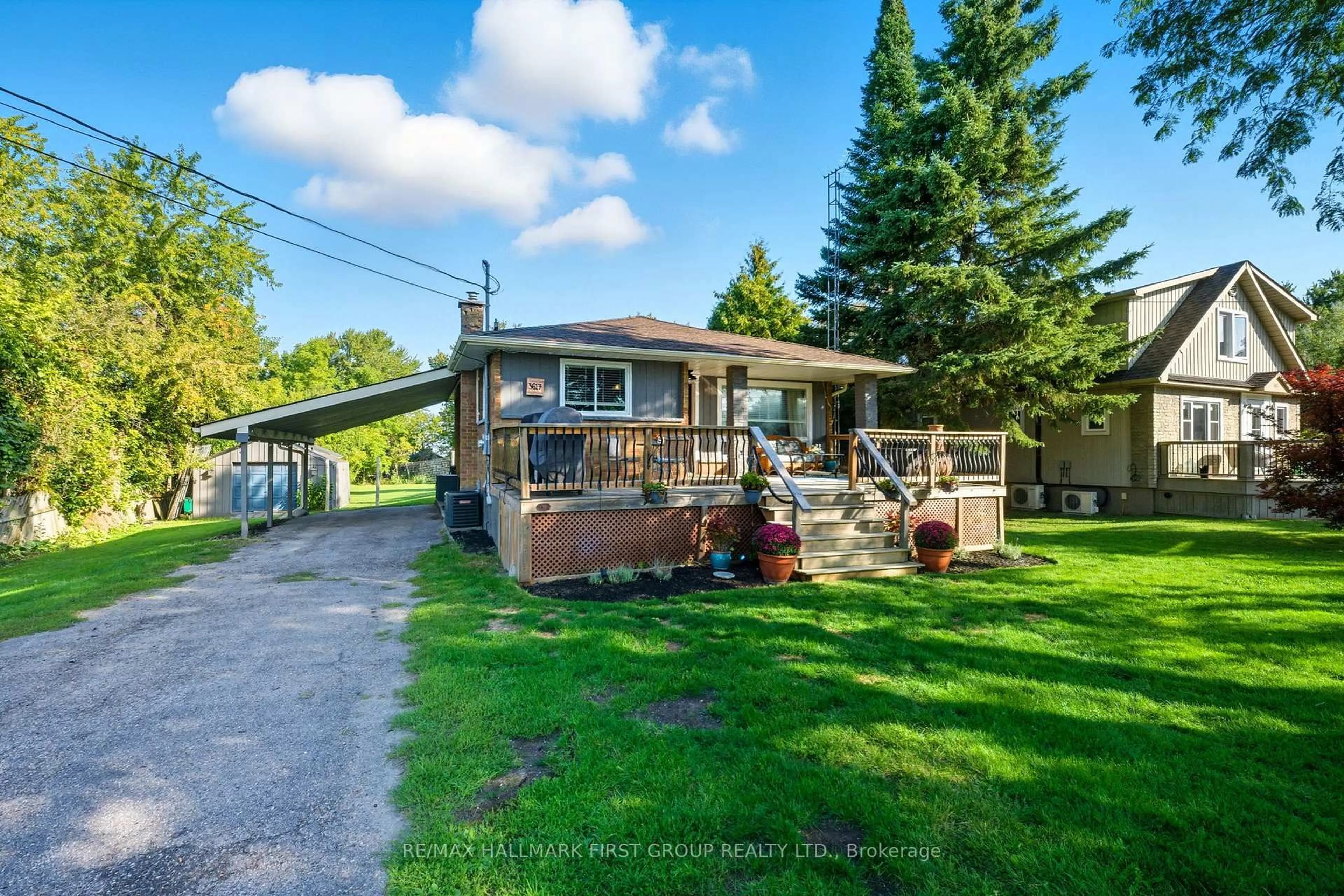 A pic from outside/outdoor area/front of a property/back of a property/a pic from drone, water/lake/river/ocean view for 3617 Regional 57 Rd, Scugog Ontario L0B 1E0