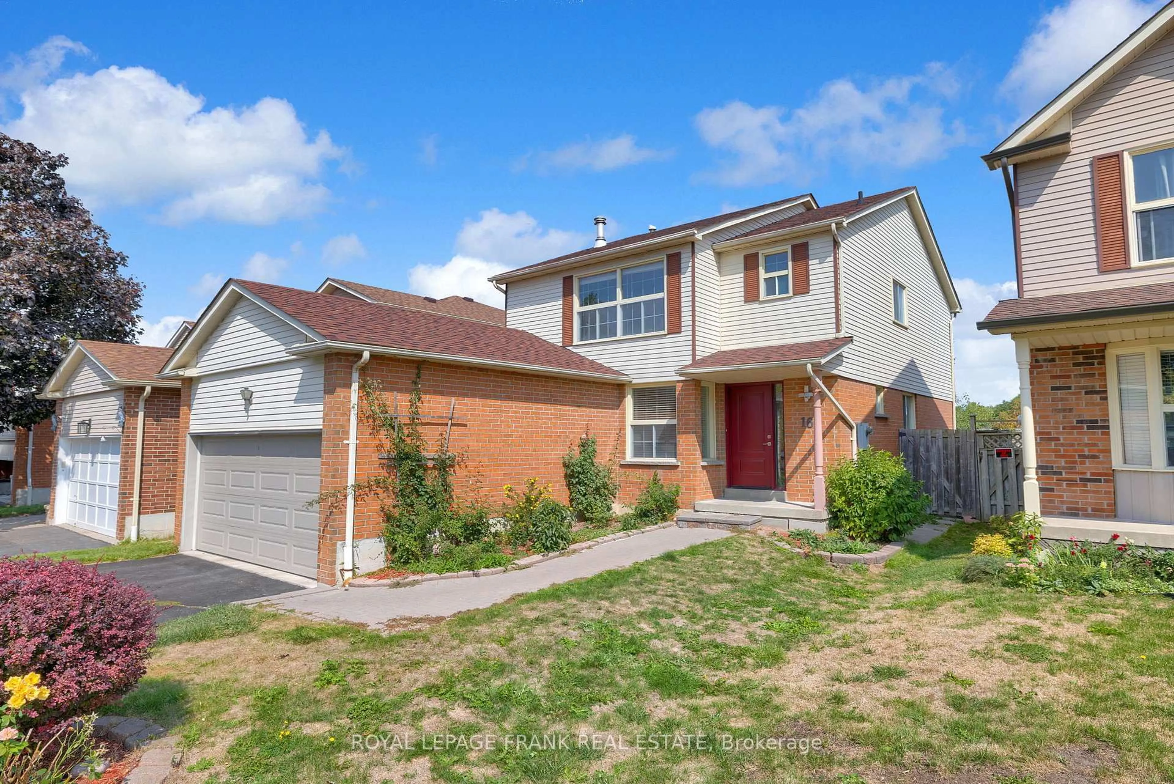 Home with brick exterior material, street for 16 Reed Dr, Ajax Ontario L1S 5S3