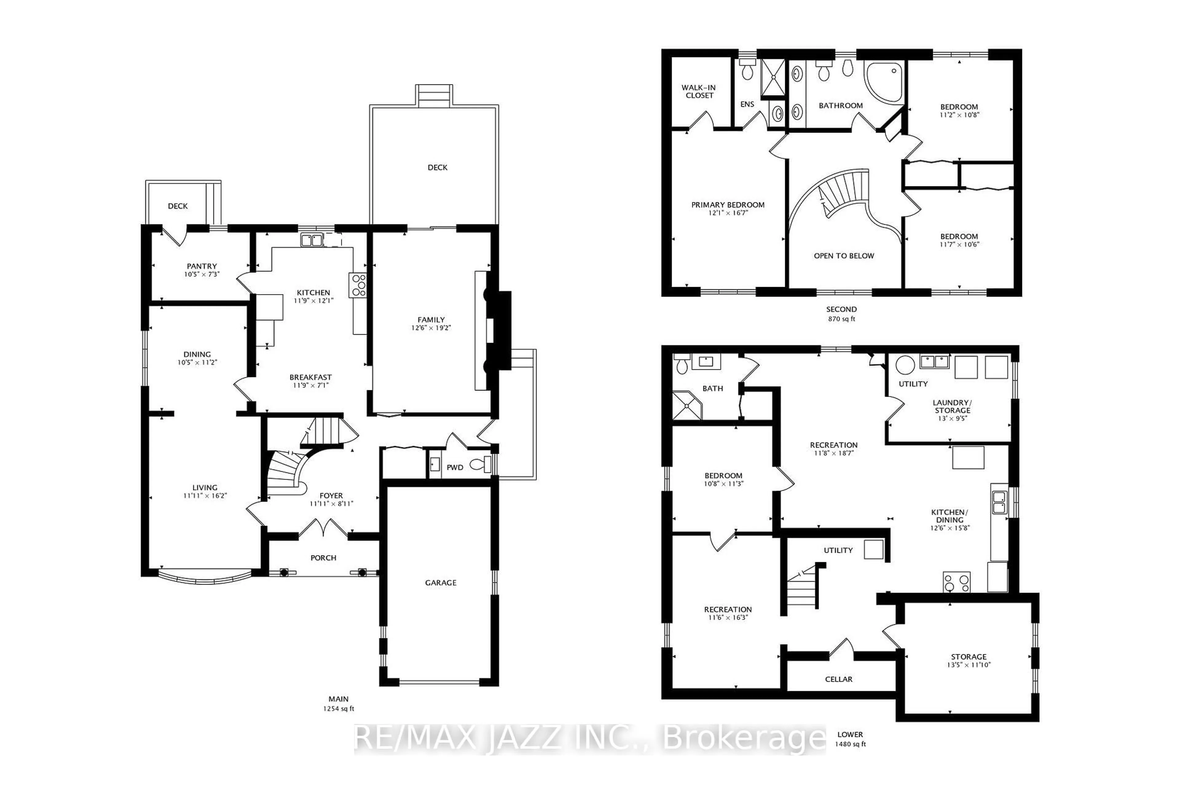 Floor plan for 812 Waverly St, Oshawa Ontario L1J 7E5