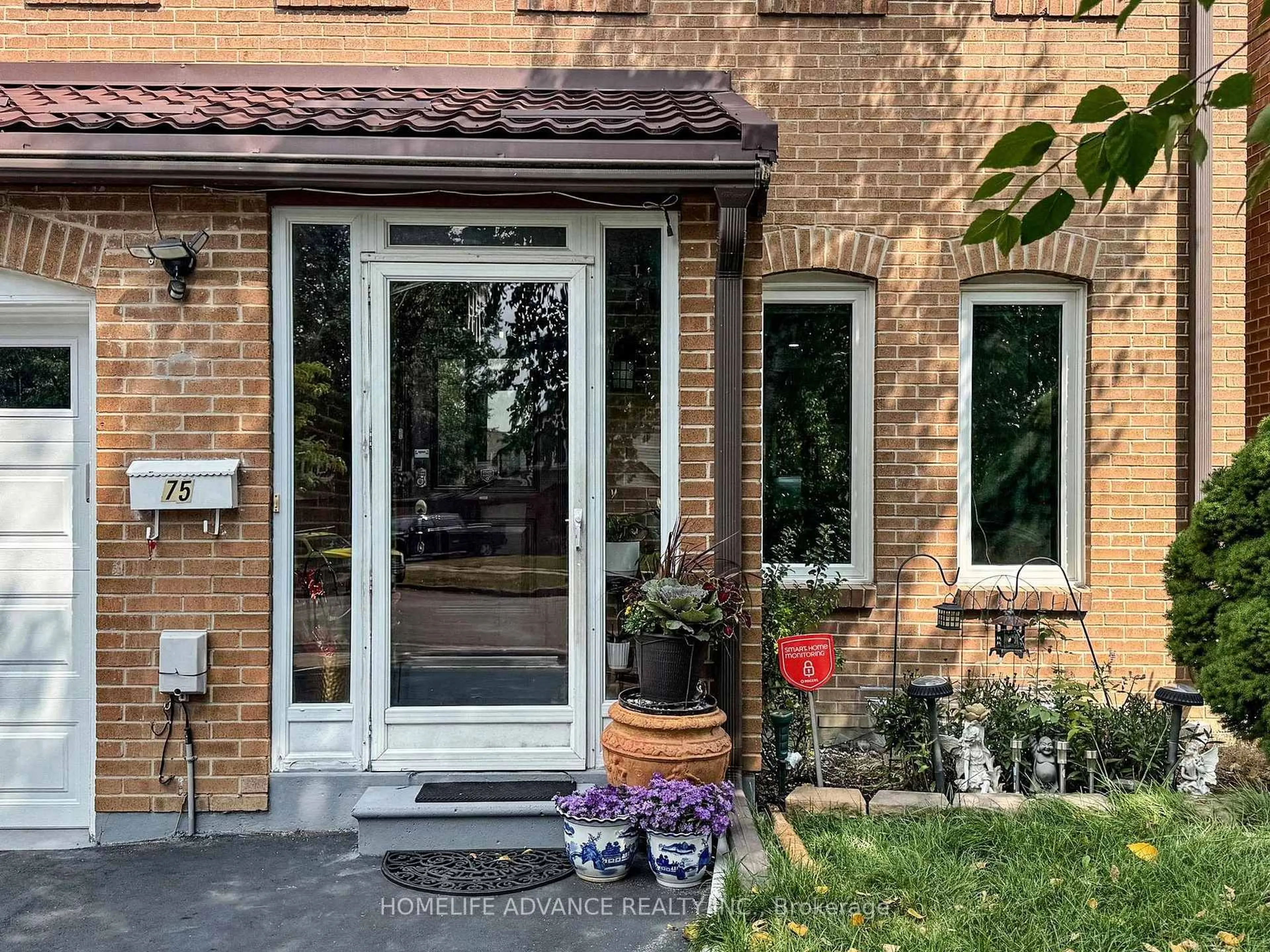Home with brick exterior material, street for 75 Mossbrook Cres, Toronto Ontario M1W 2W8