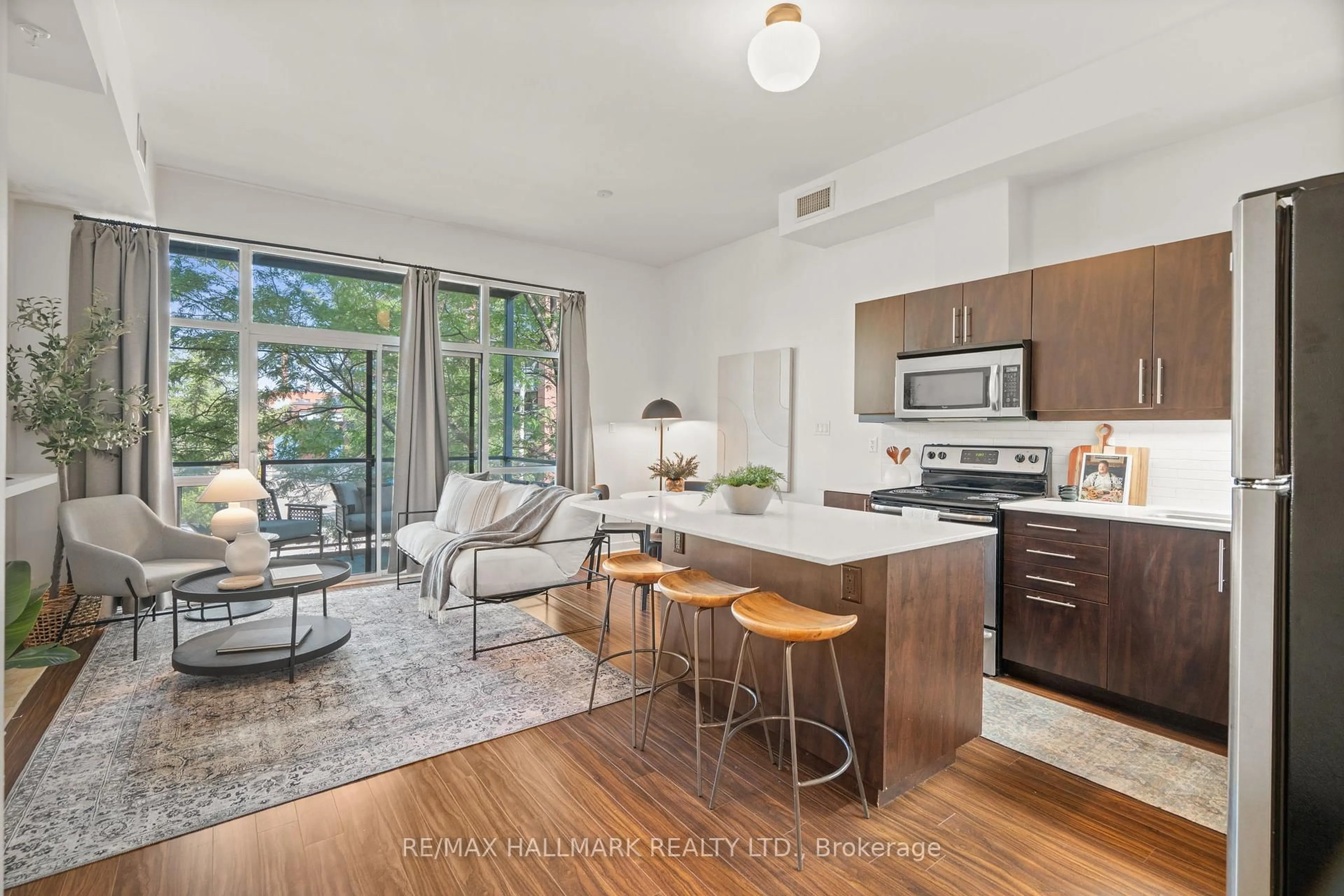Open concept kitchen, unknown for 53 Colgate Ave #201, Toronto Ontario M4M 1N6