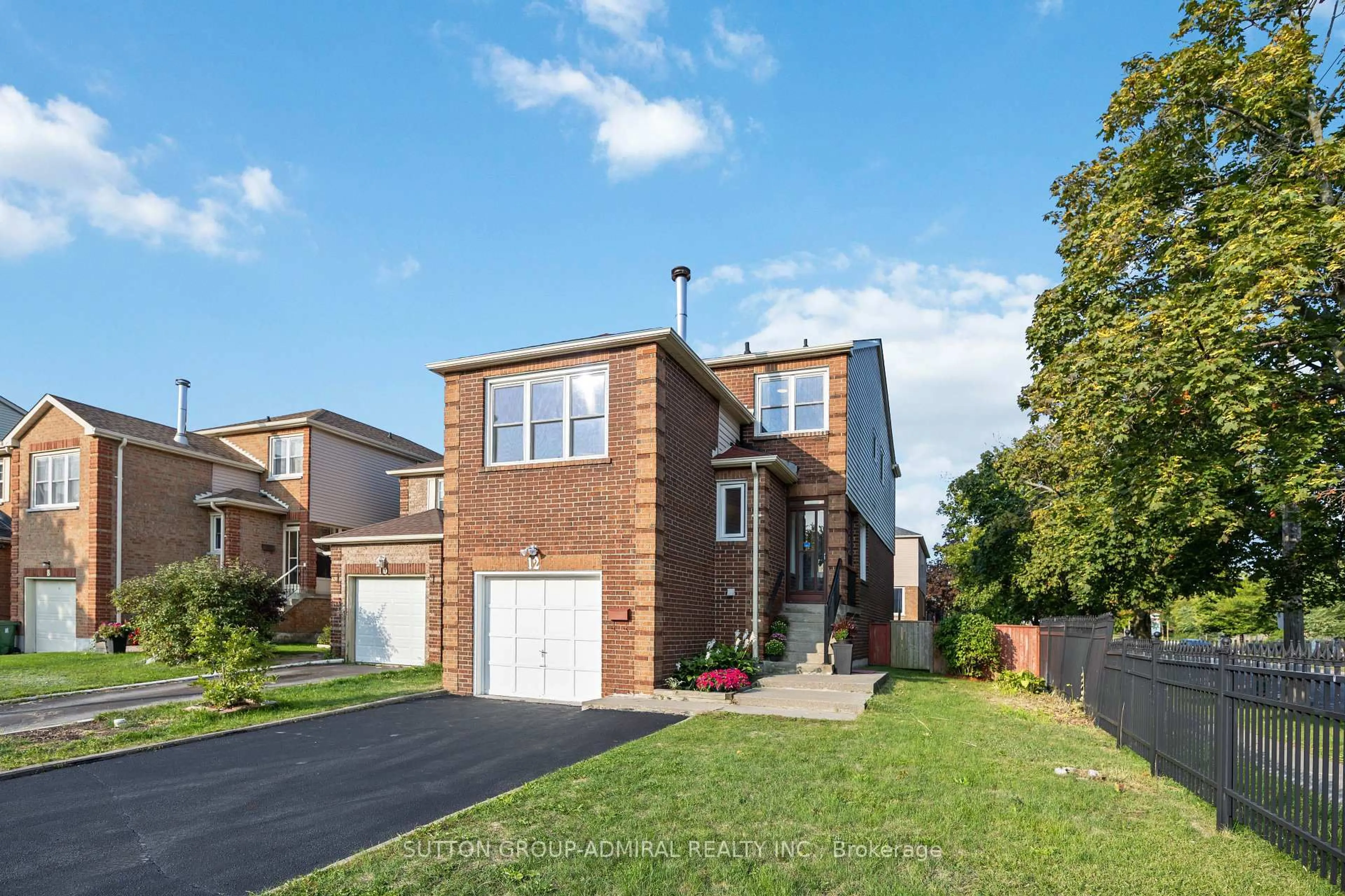 Home with brick exterior material, street for 12 Tilburn Pl, Toronto Ontario M1N 4B6