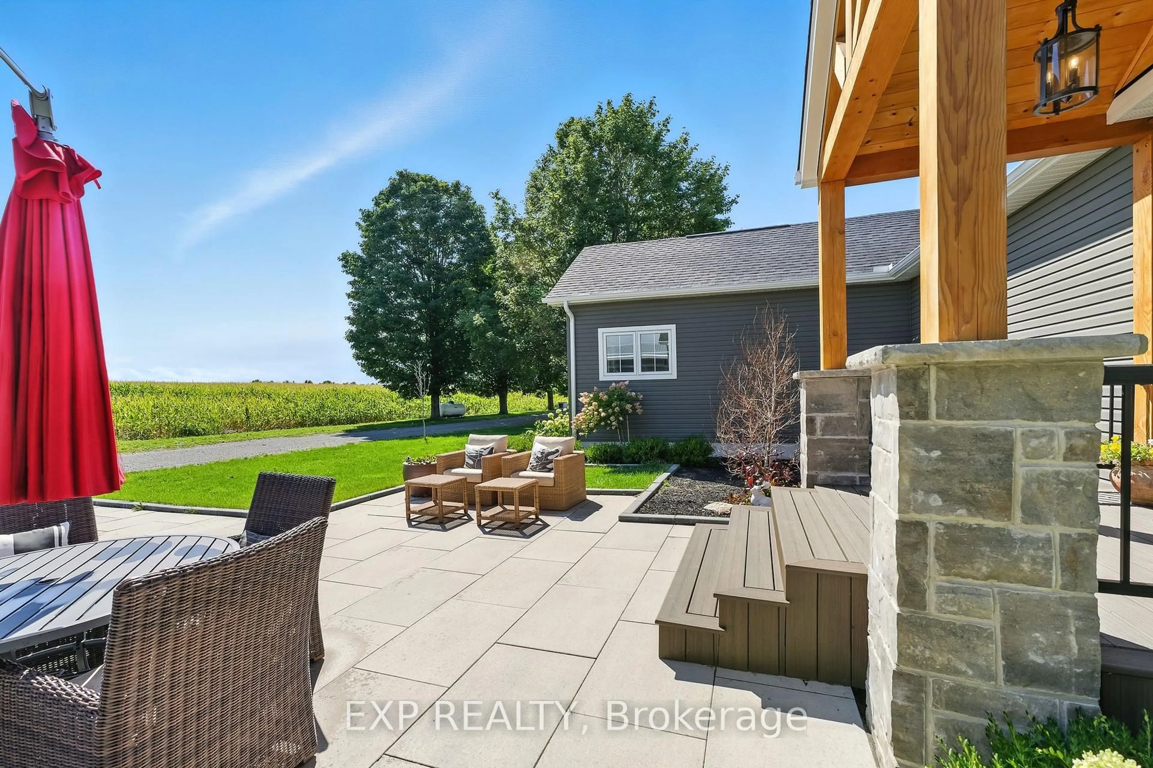 Patio, water/lake/river/ocean view for 14701 Wilson Ave, Scugog Ontario L0B 1L0