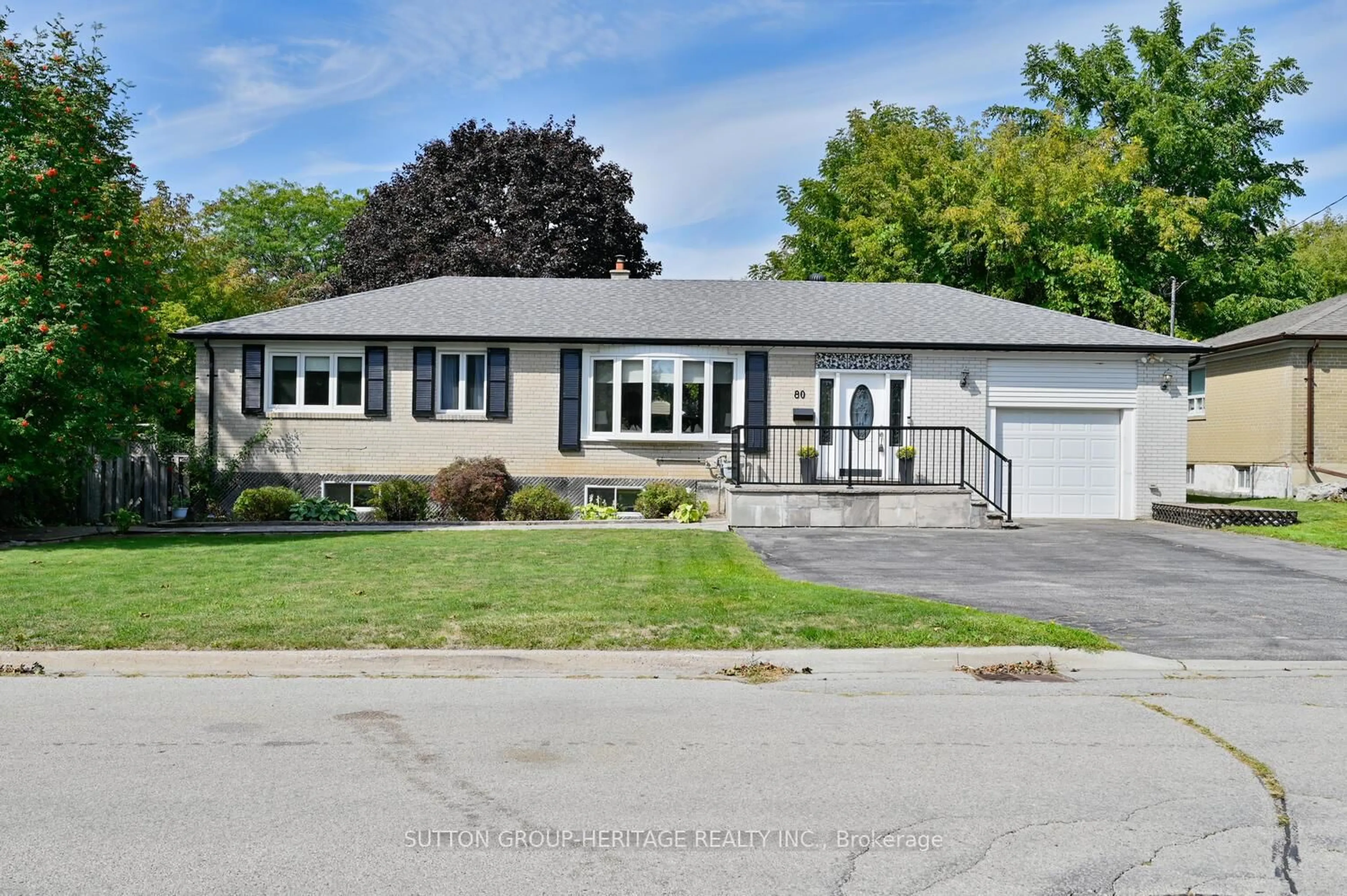 Home with vinyl exterior material, street for 80 Mill St, Ajax Ontario L1S 6K6