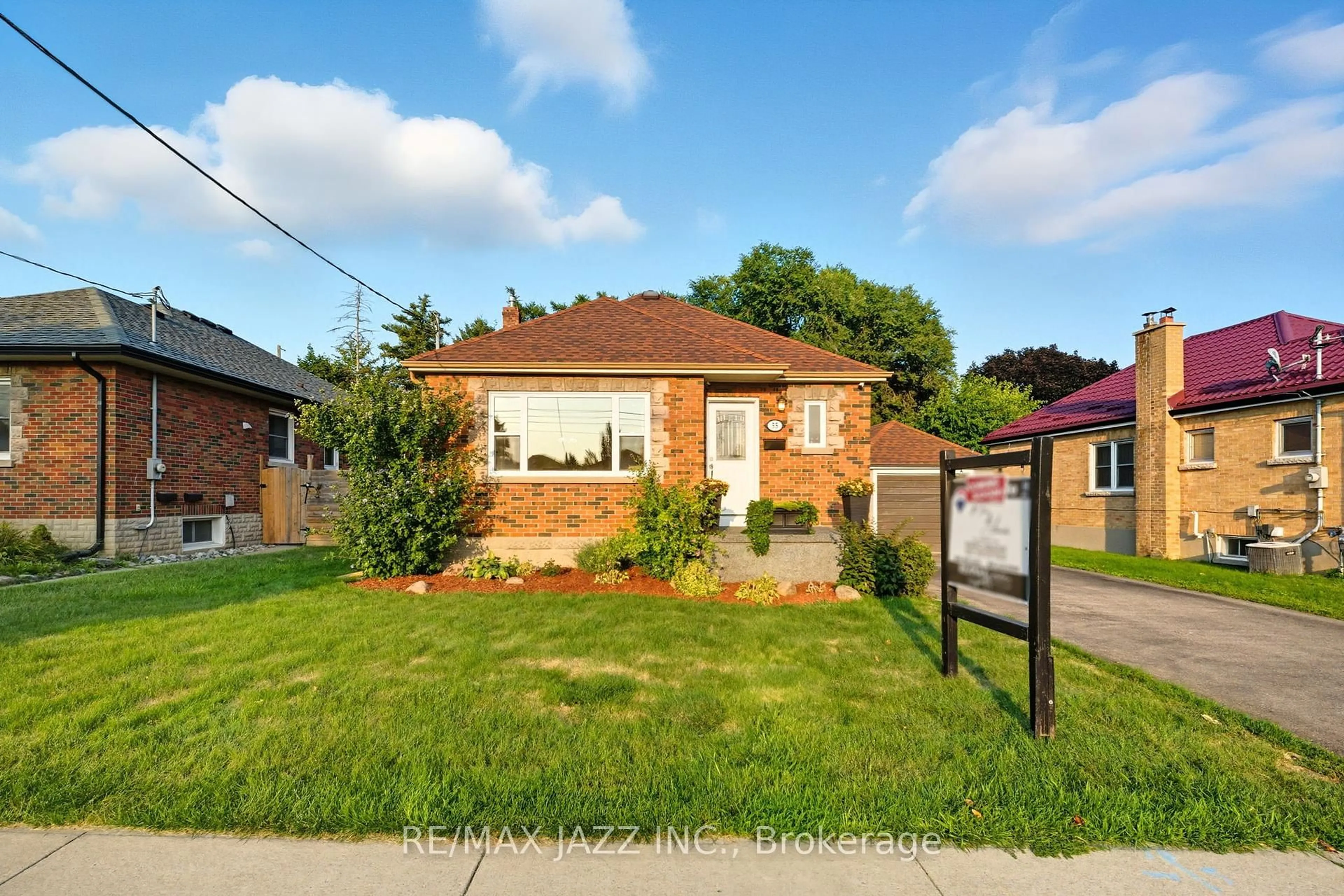 Home with brick exterior material, street for 55 Liberty St, Clarington Ontario L1C 2N6