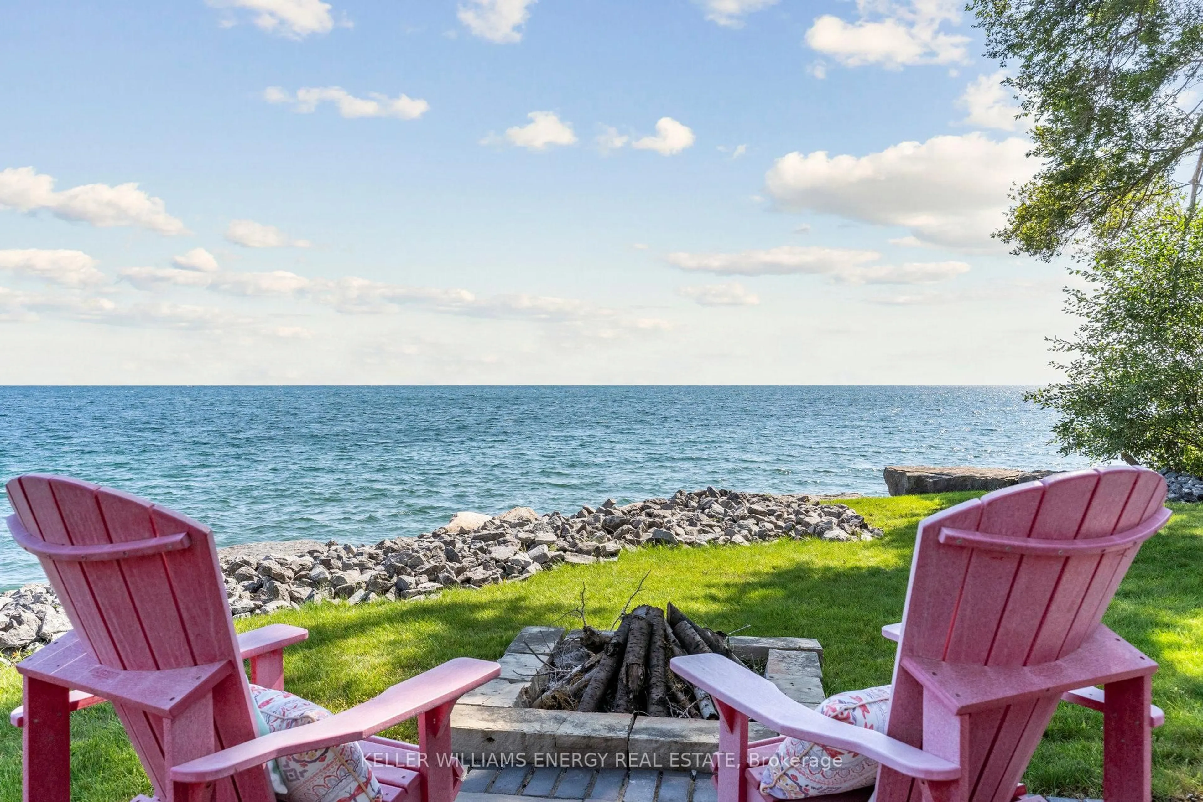 Patio, water/lake/river/ocean view for 141 Cedar Crest Beach Rd, Clarington Ontario L1C 3K3