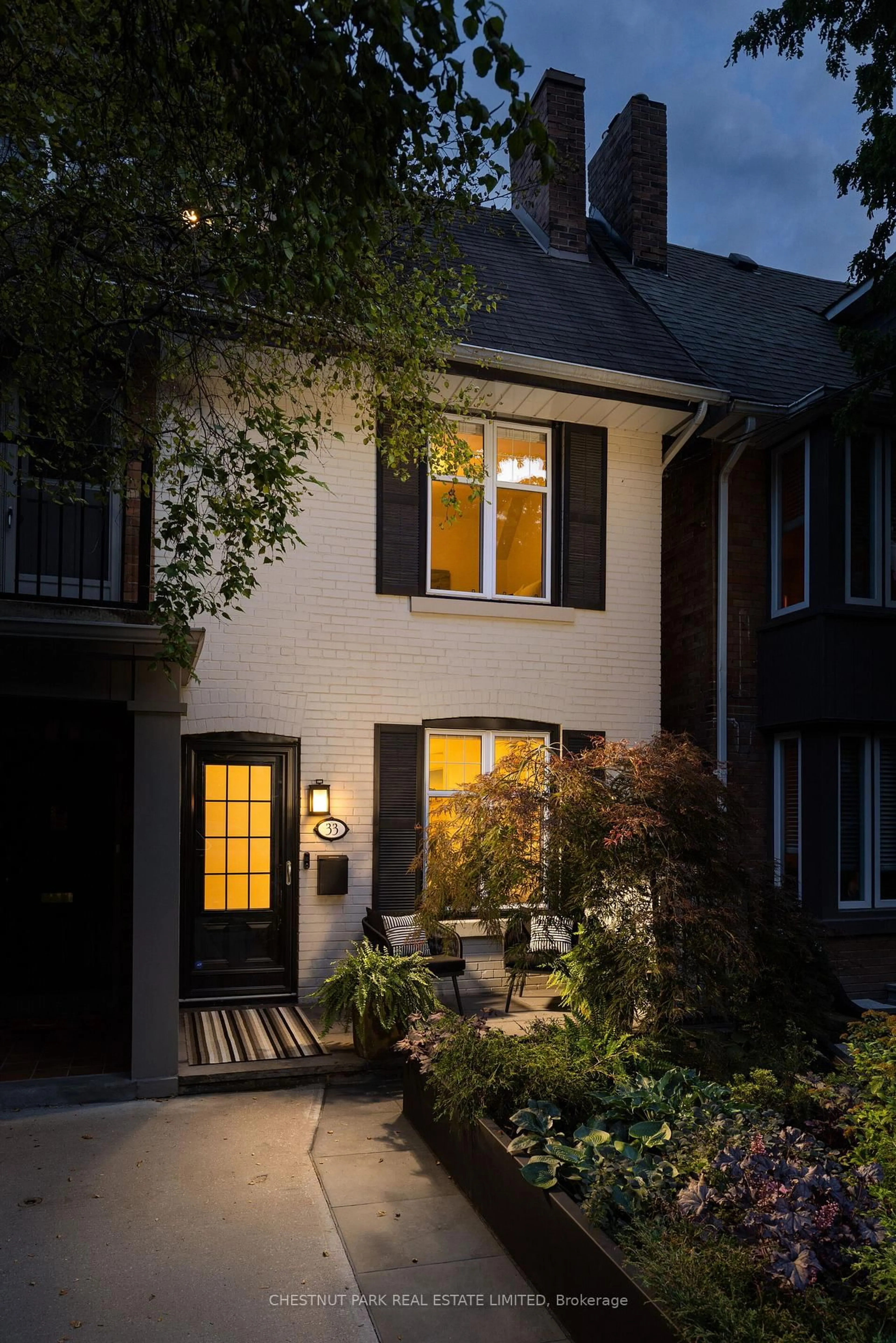 Home with brick exterior material, street for 33 Tennis Cres, Toronto Ontario M4K 1J4