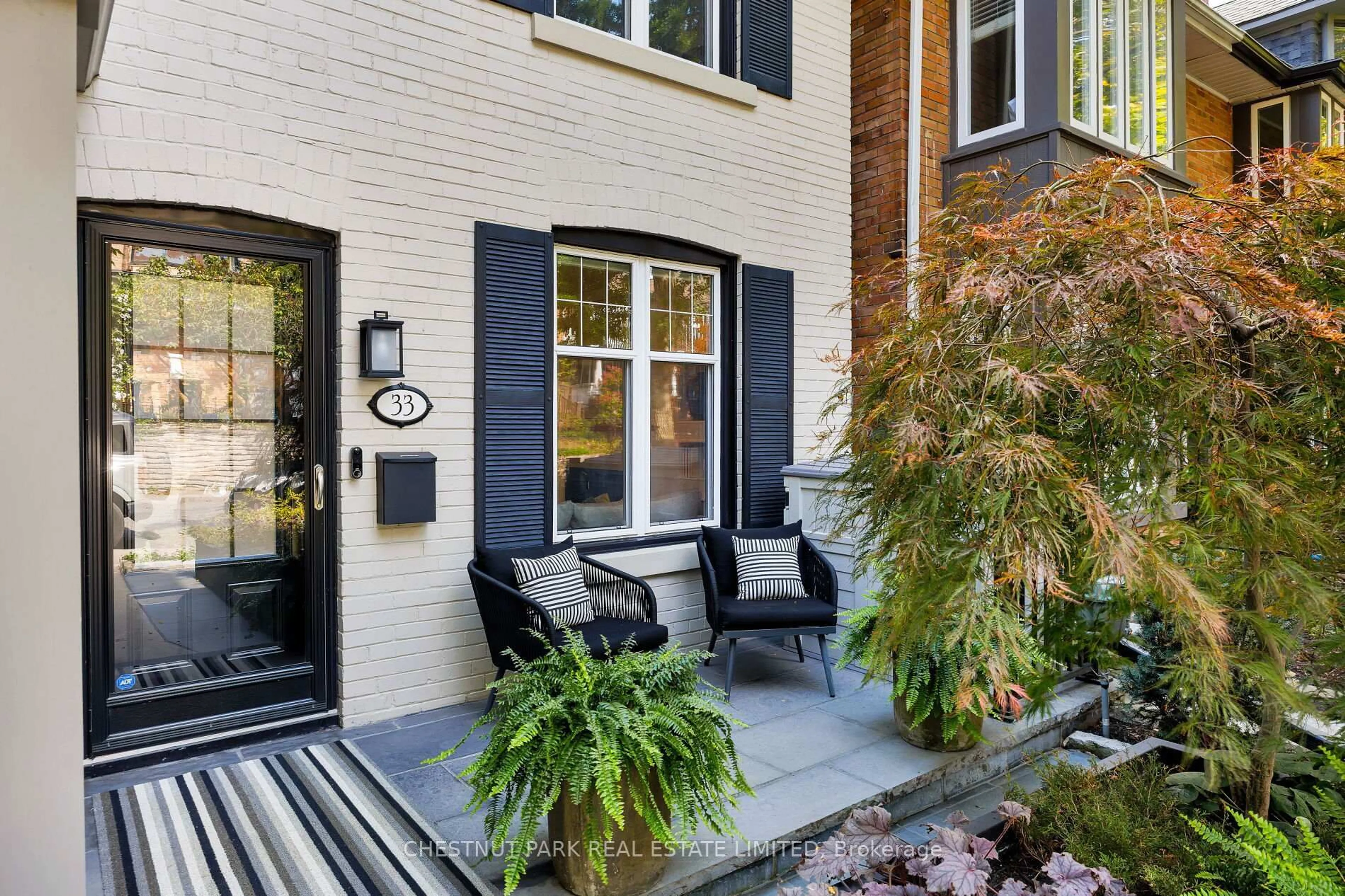 Home with brick exterior material, street for 33 Tennis Cres, Toronto Ontario M4K 1J4