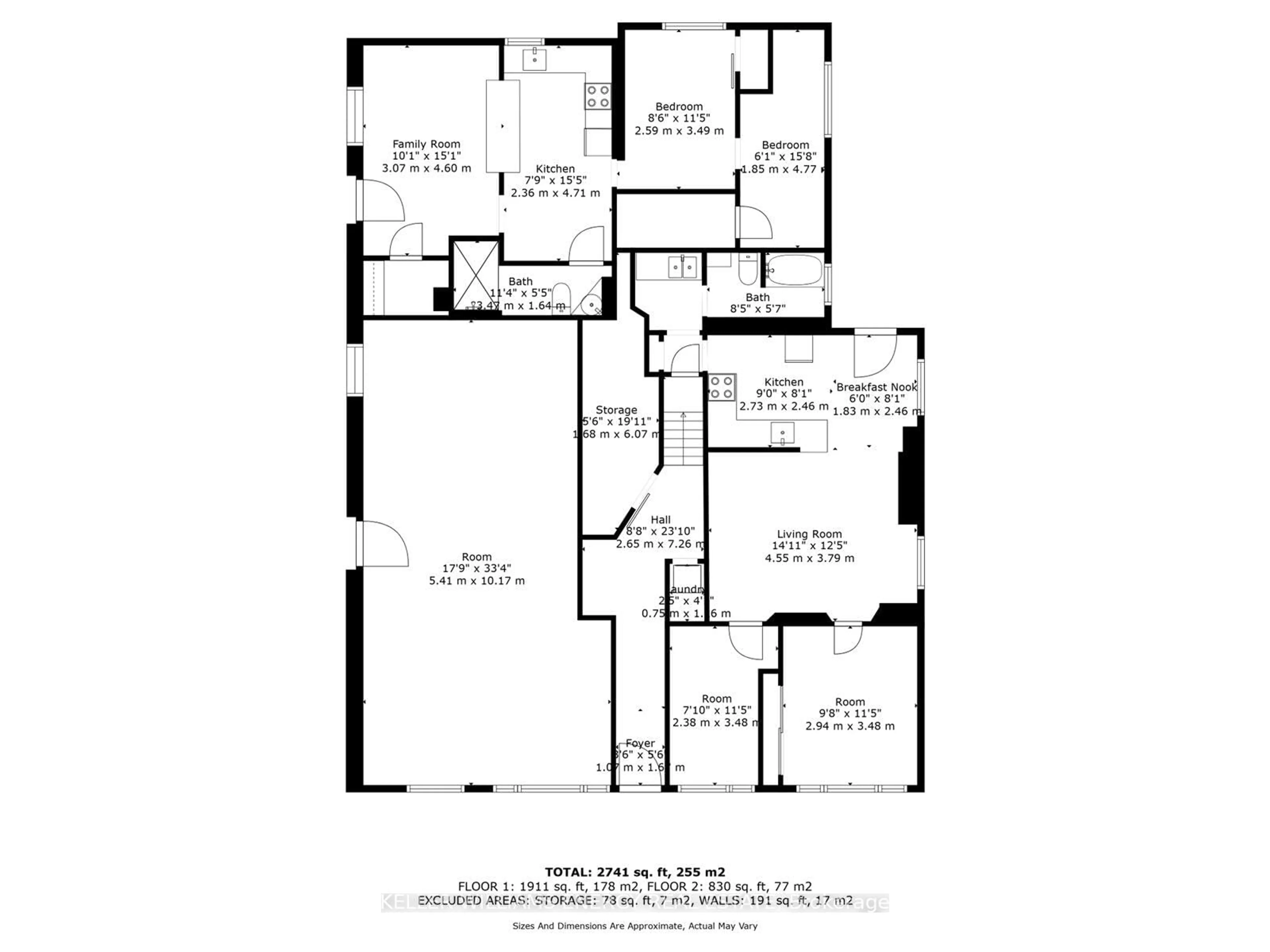 Floor plan for 2 Boulton St, Clarington Ontario L1B 1L9