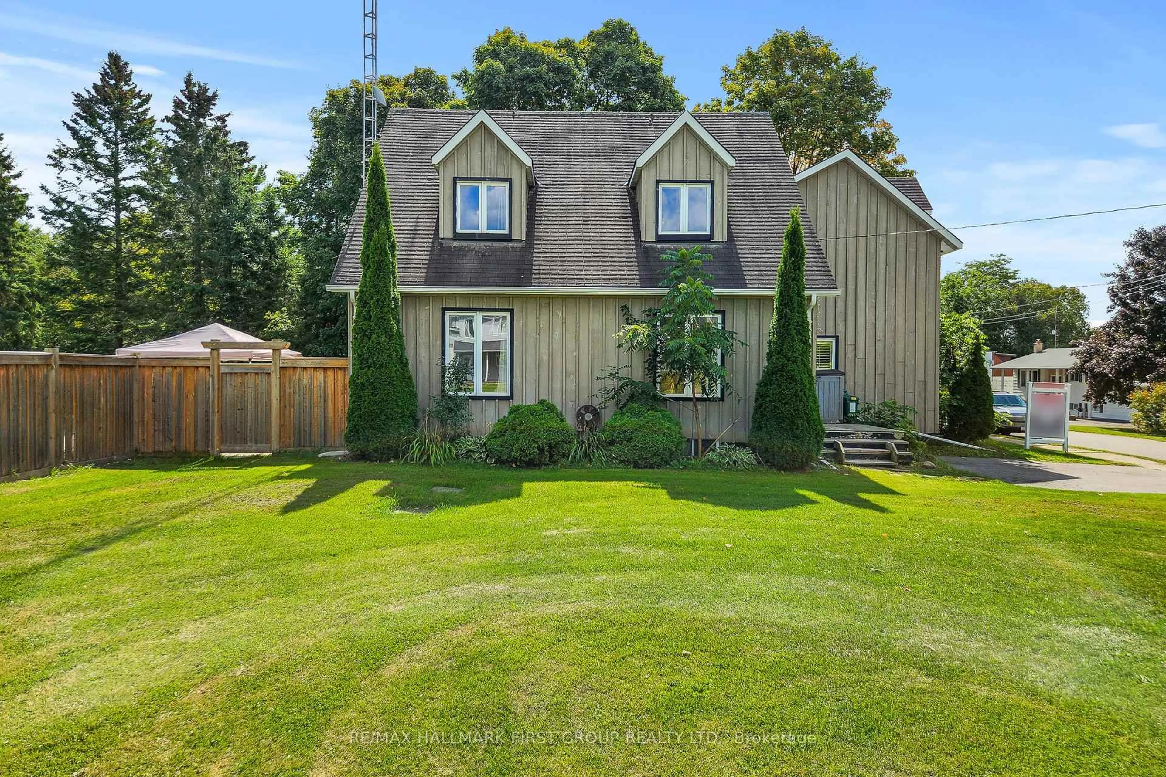 A pic from outside/outdoor area/front of a property/back of a property/a pic from drone, street for 8063 King St, Clarington Ontario N0B 2R0