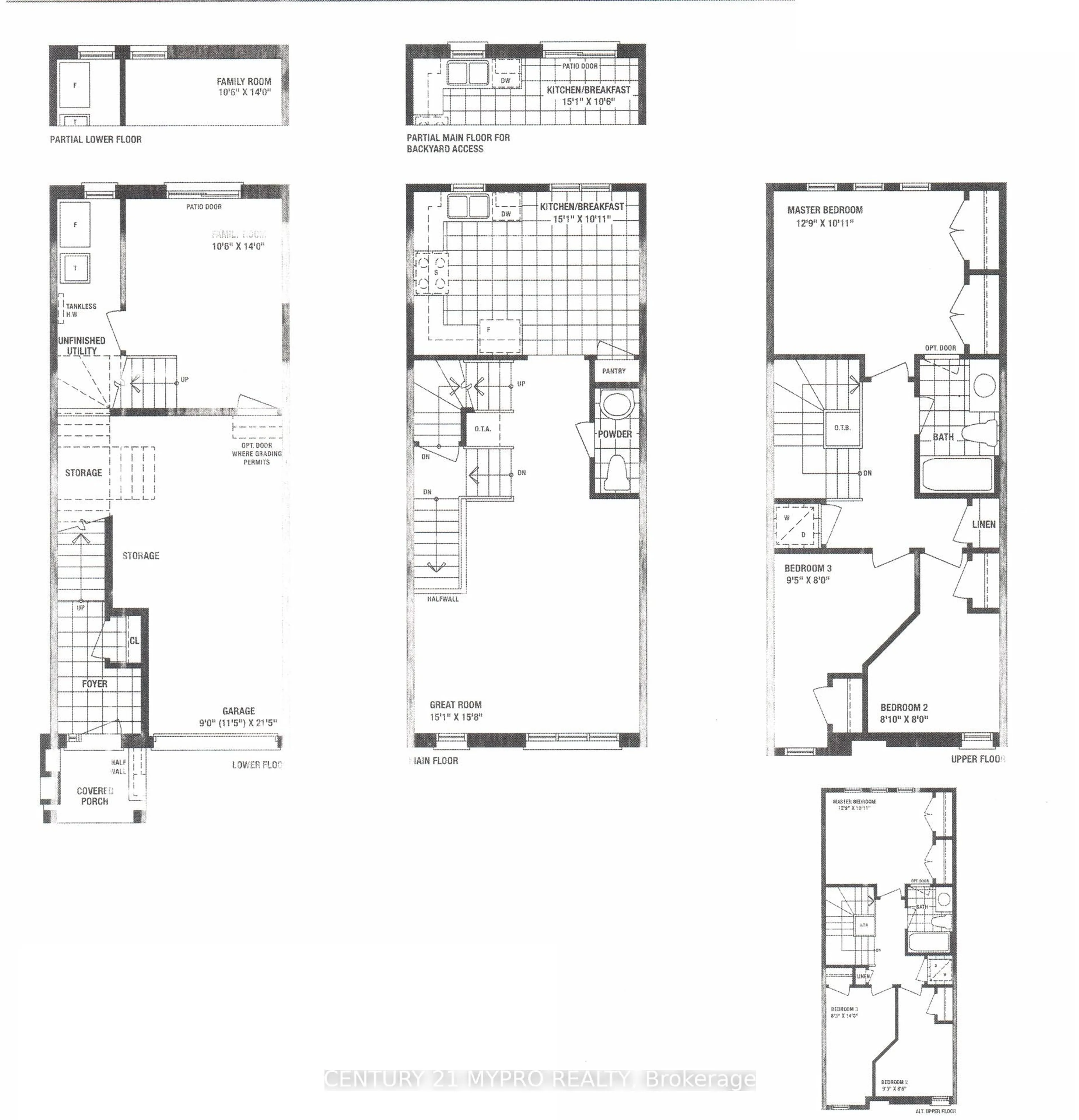 Floor plan for 10 Magpie Way, Whitby Ontario L1N 0K7