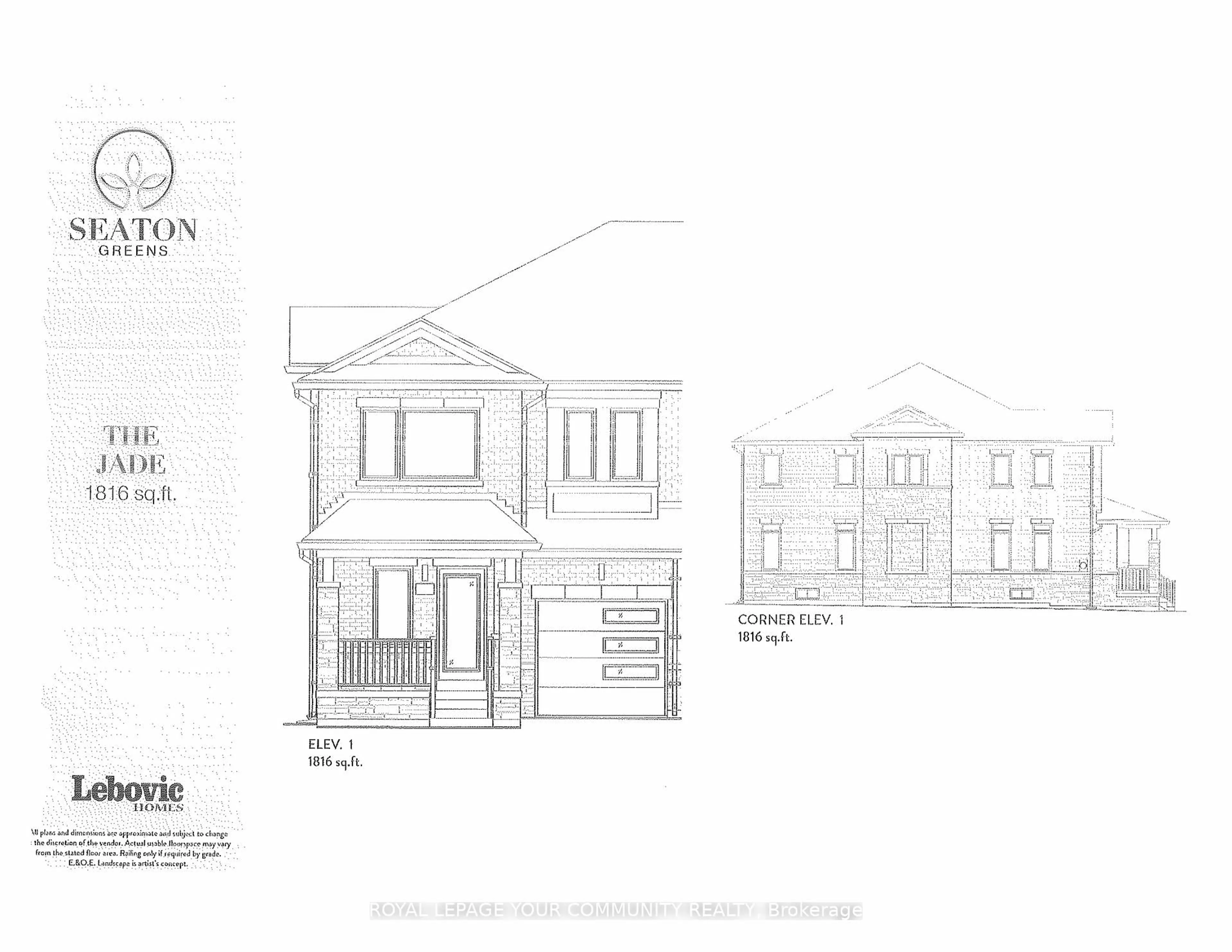 Floor plan for 1126 Zinnia Gdns, Pickering Ontario L1X 0R2