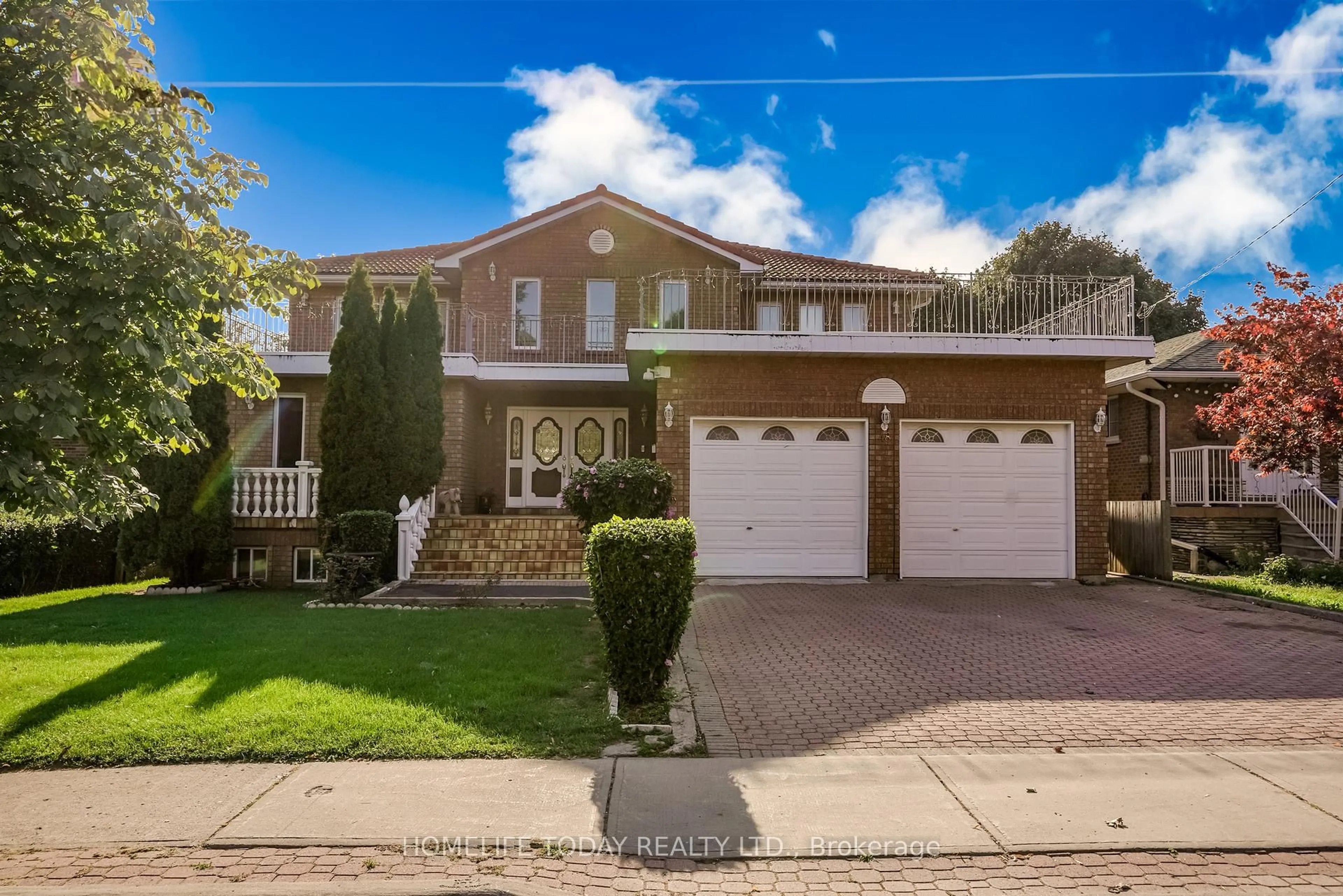 Home with brick exterior material, street for 48 Torrance Rd, Toronto Ontario M1J 2J4