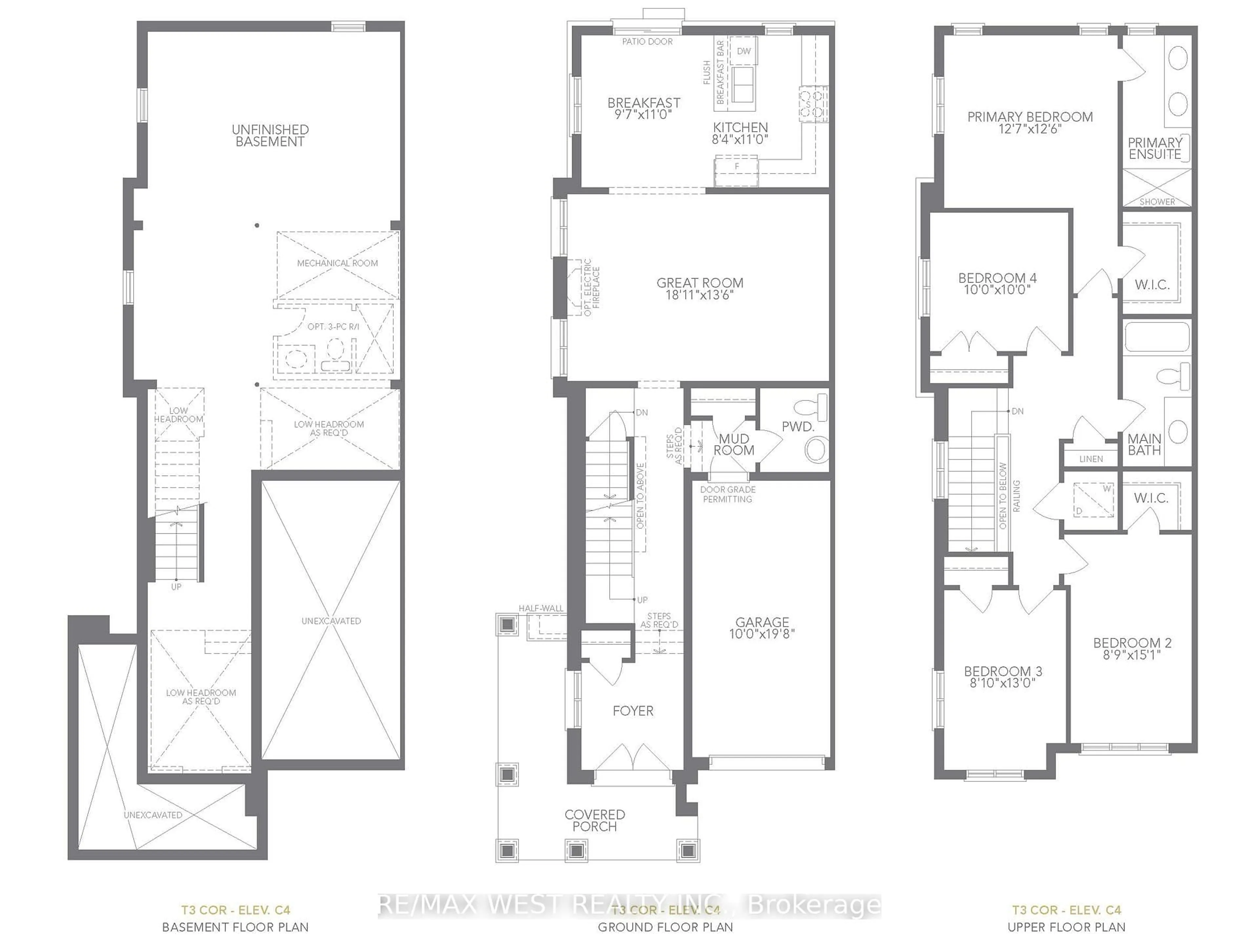 Floor plan for NA Wheatcroft Dr, Oshawa Ontario L1L 0W4