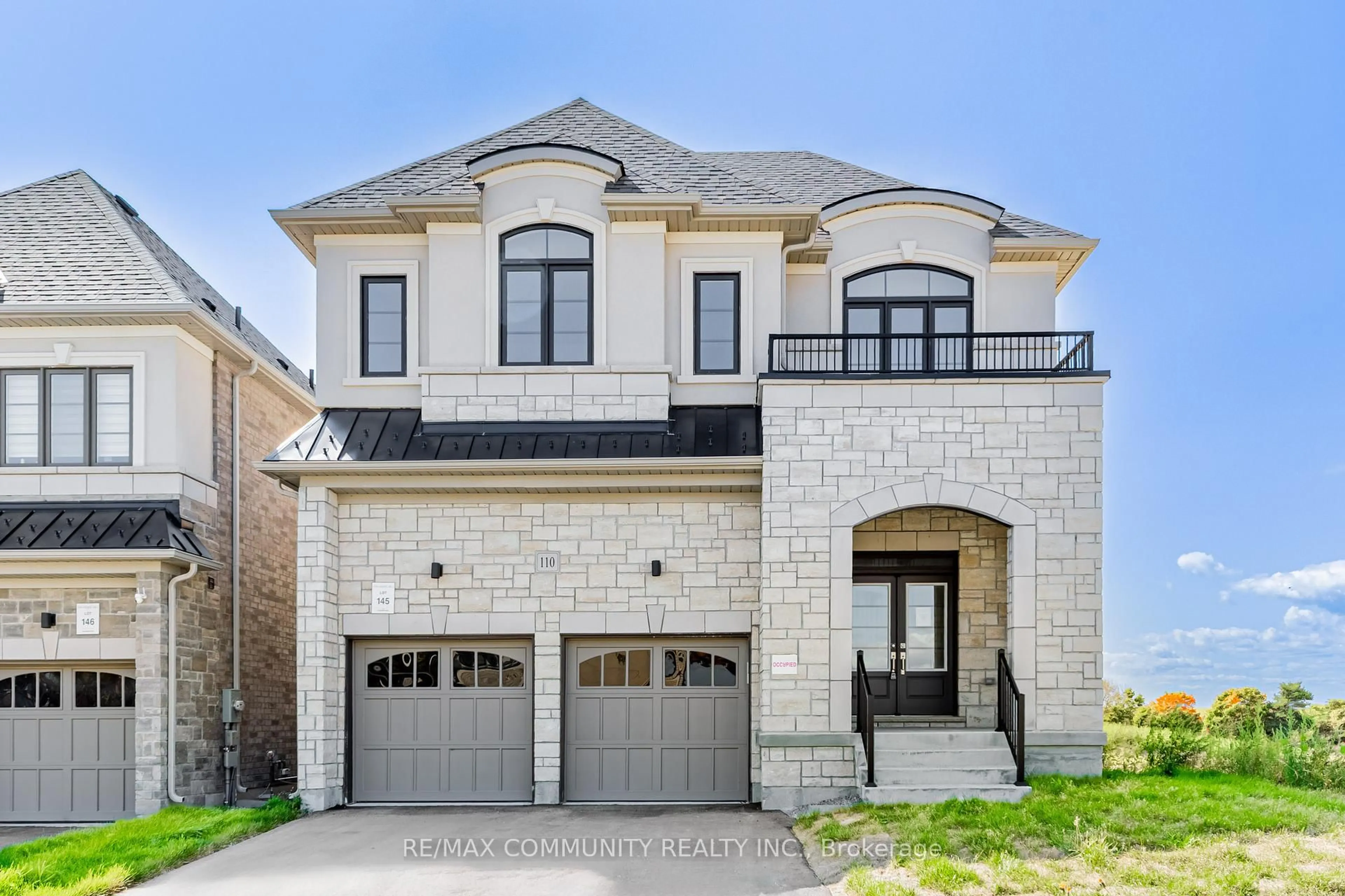 Home with brick exterior material, street for 110 Belmont Dr, Clarington Ontario L1B 1G9