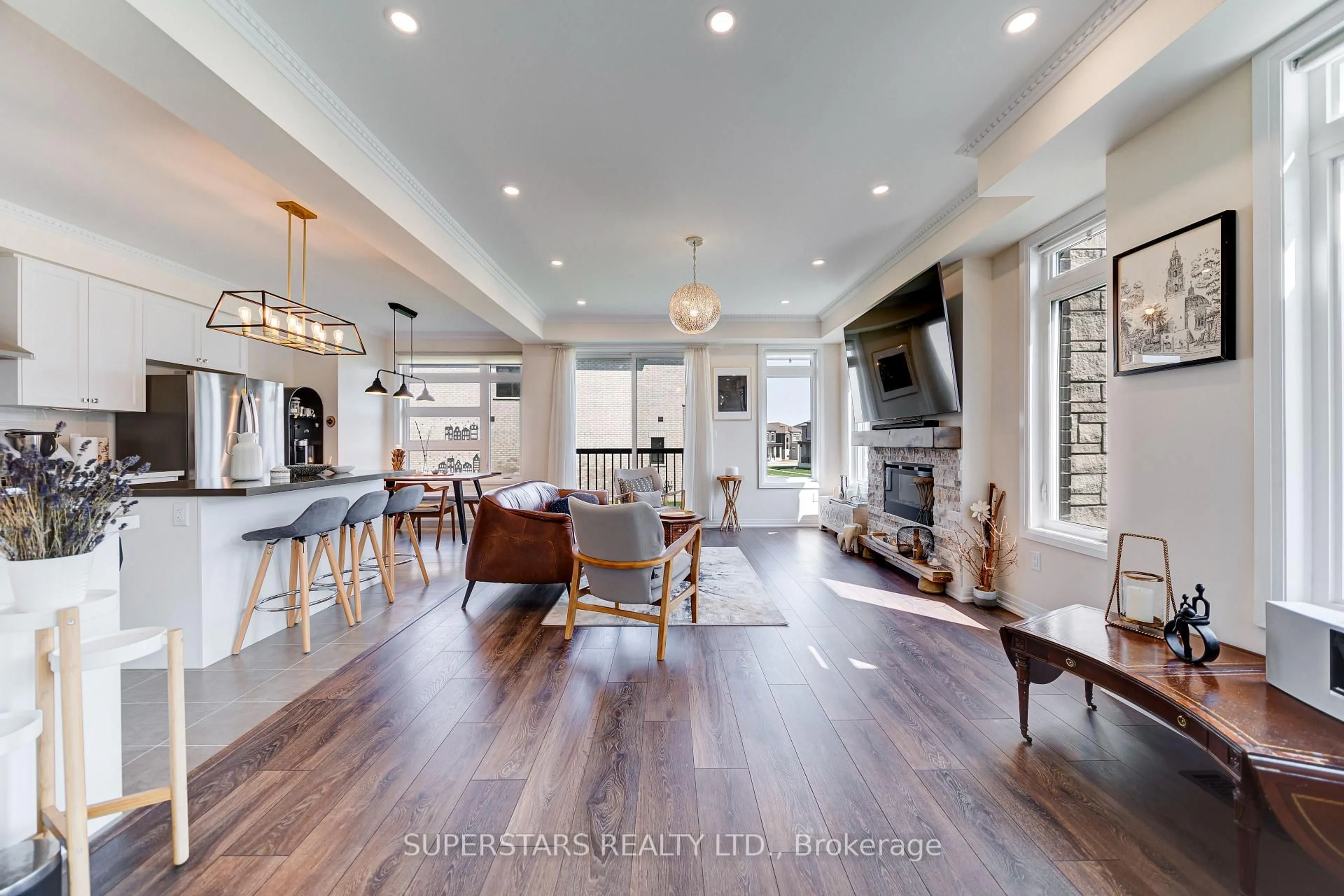 Open concept kitchen, unknown for 114 Armilia Pl, Whitby Ontario L1P 0P7