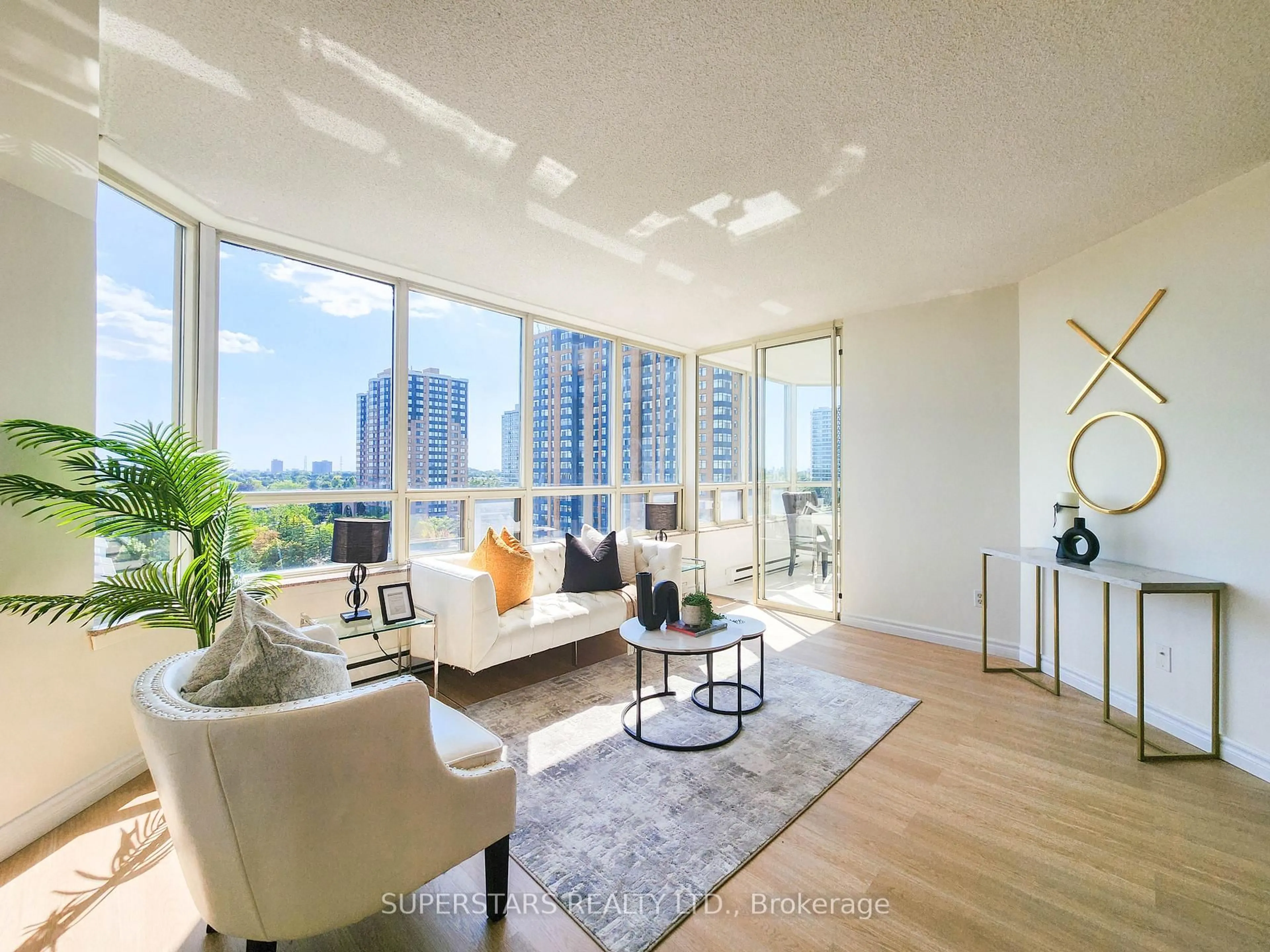 Living room with furniture, unknown for 150 Alton Towers Circ #813, Toronto Ontario M1V 4X7