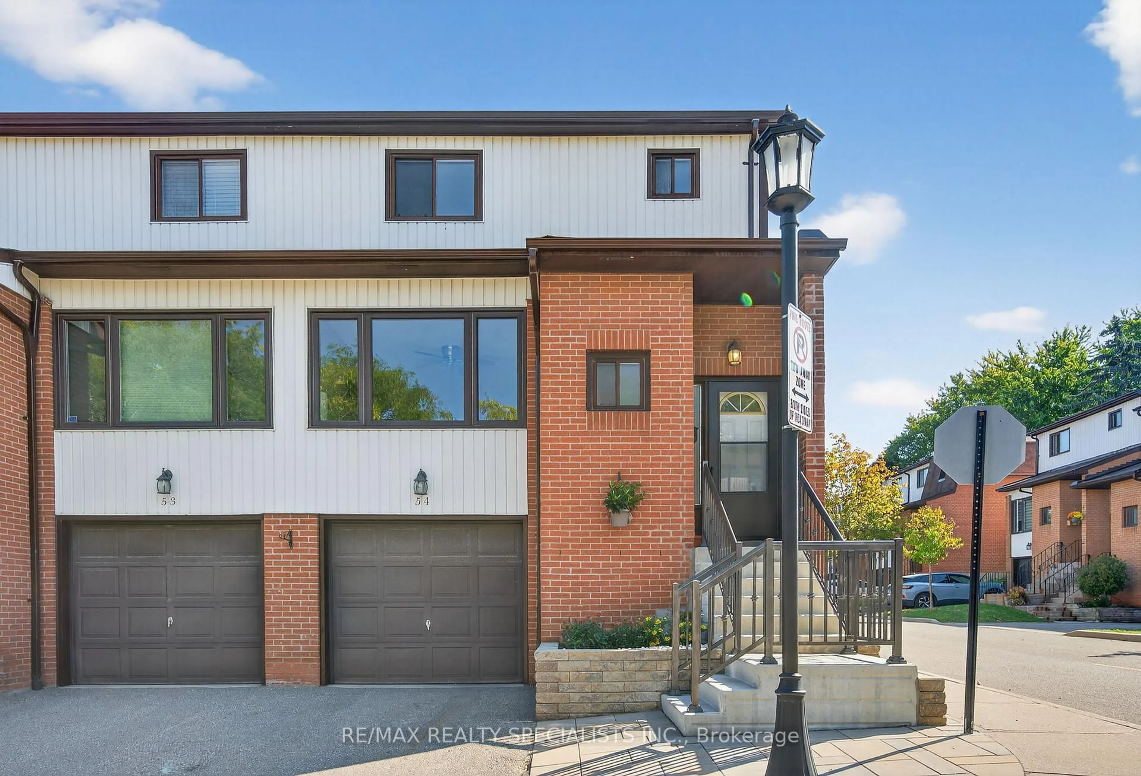 Home with brick exterior material, street for 765 Oklahoma Dr #54, Pickering Ontario L1W 3C9