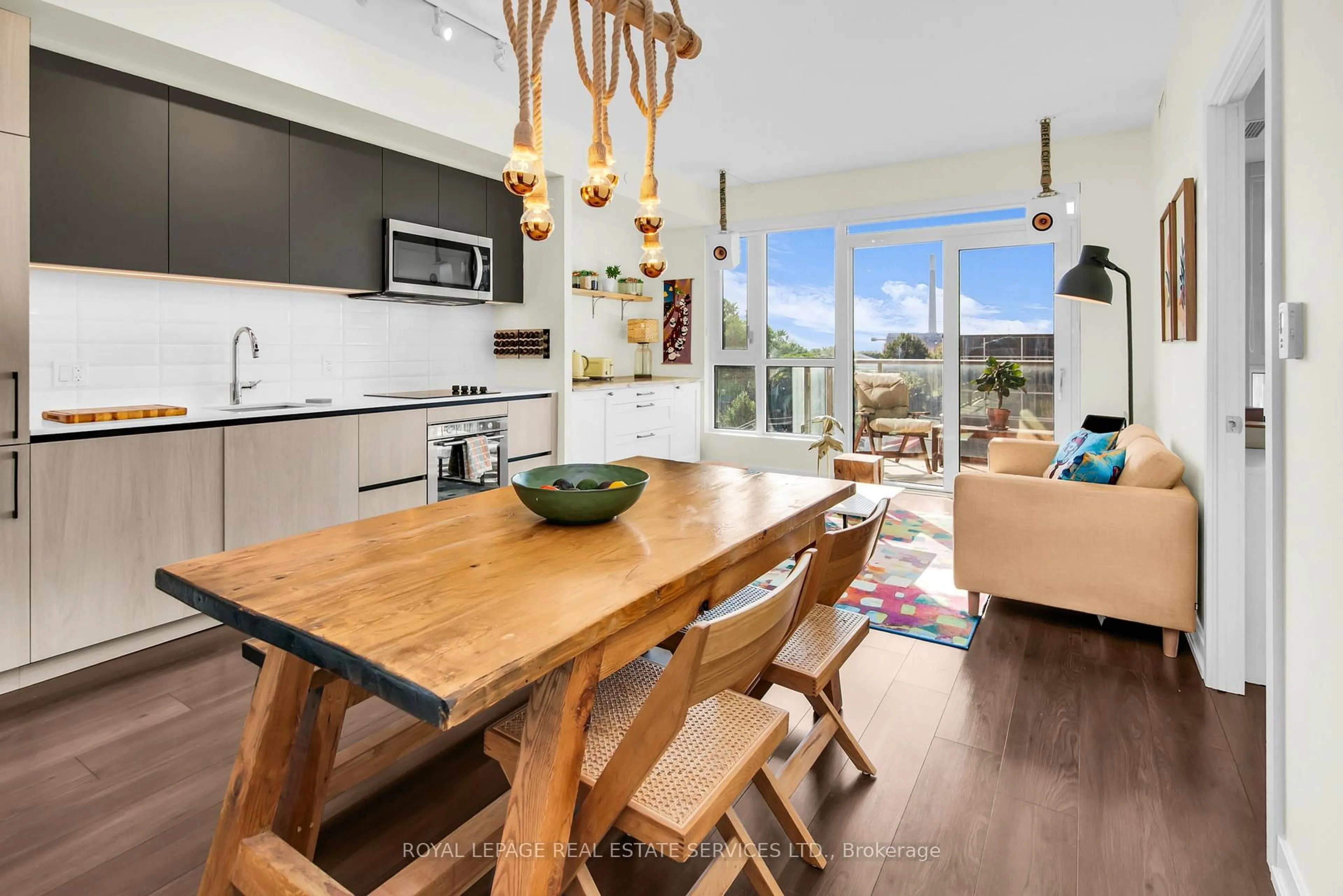 Open concept kitchen, unknown for 150 Logan Ave #601, Toronto Ontario M4M 0E4