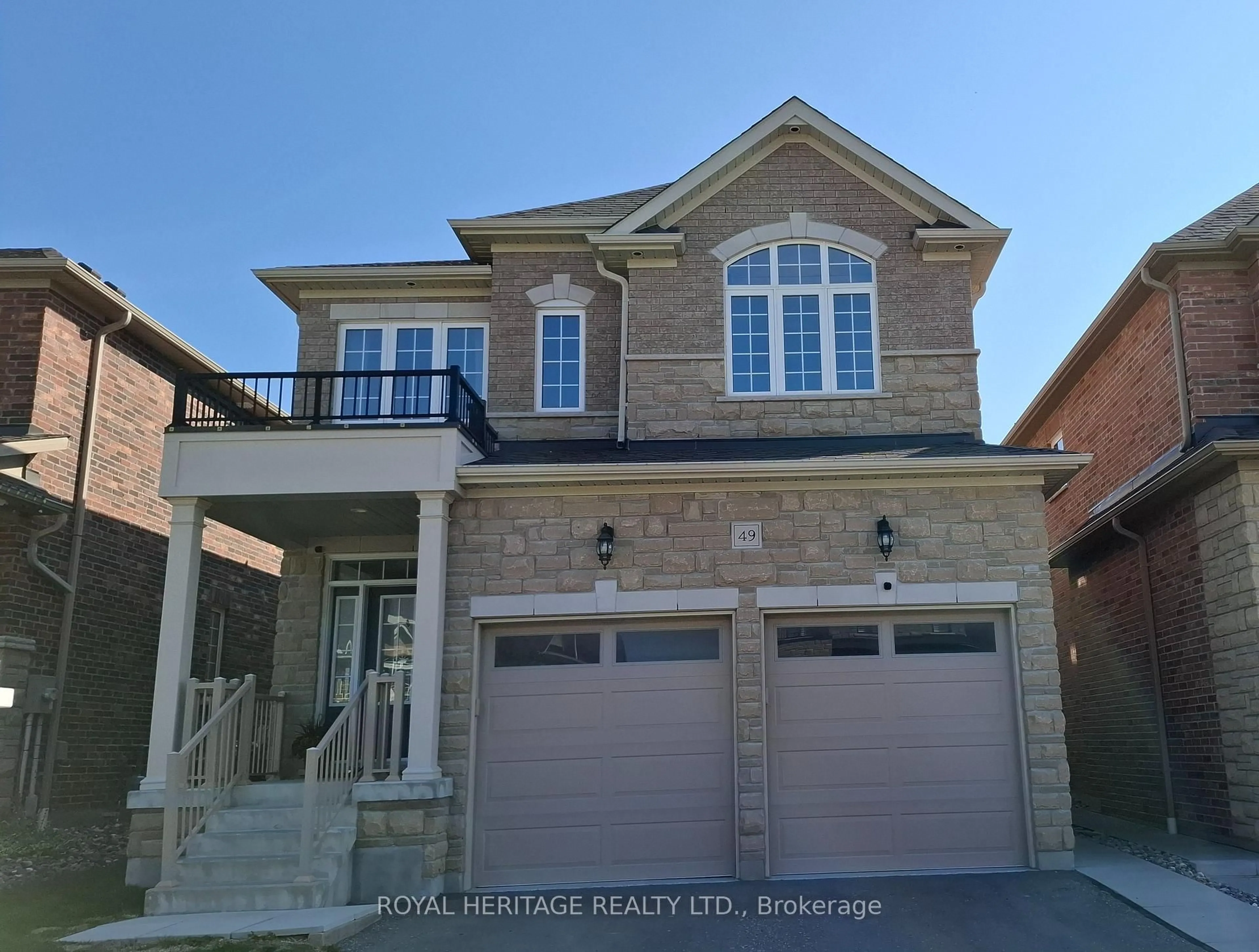 Home with brick exterior material, street for 49 St Augustine Dr, Whitby Ontario L1M 0L7