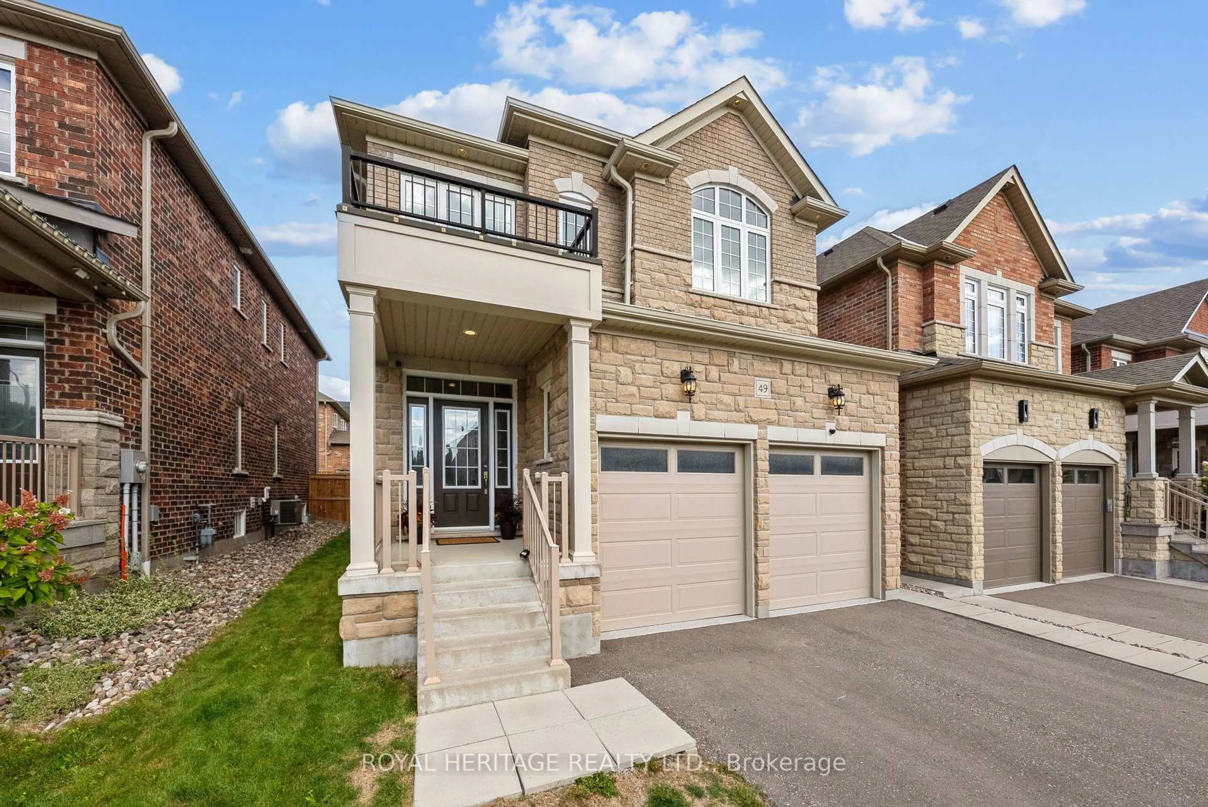 Home with brick exterior material, street for 49 St Augustine Dr, Whitby Ontario L1M 0L7