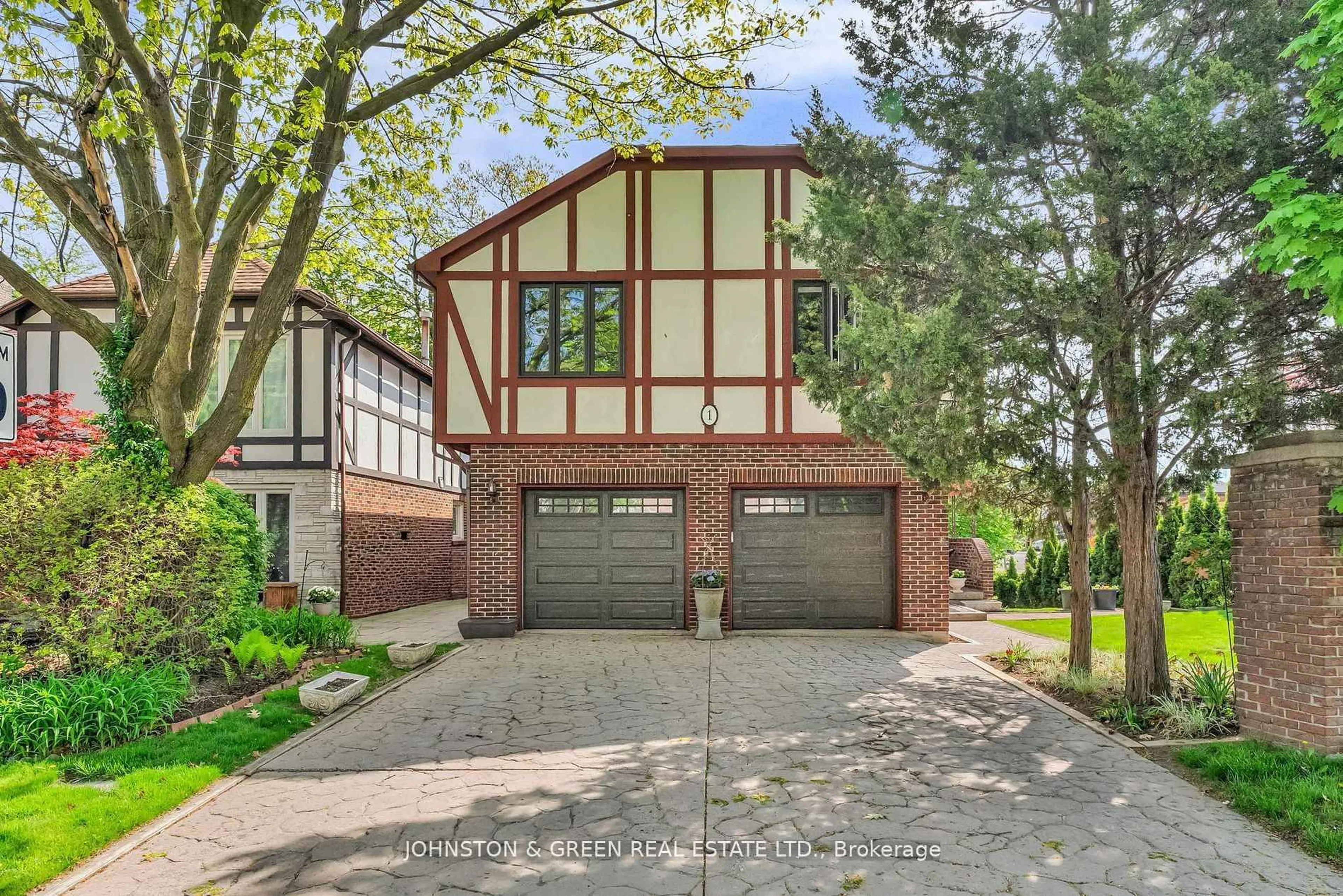 Home with brick exterior material, street for 1 Woodvale Cres, Toronto Ontario M4C 5N4