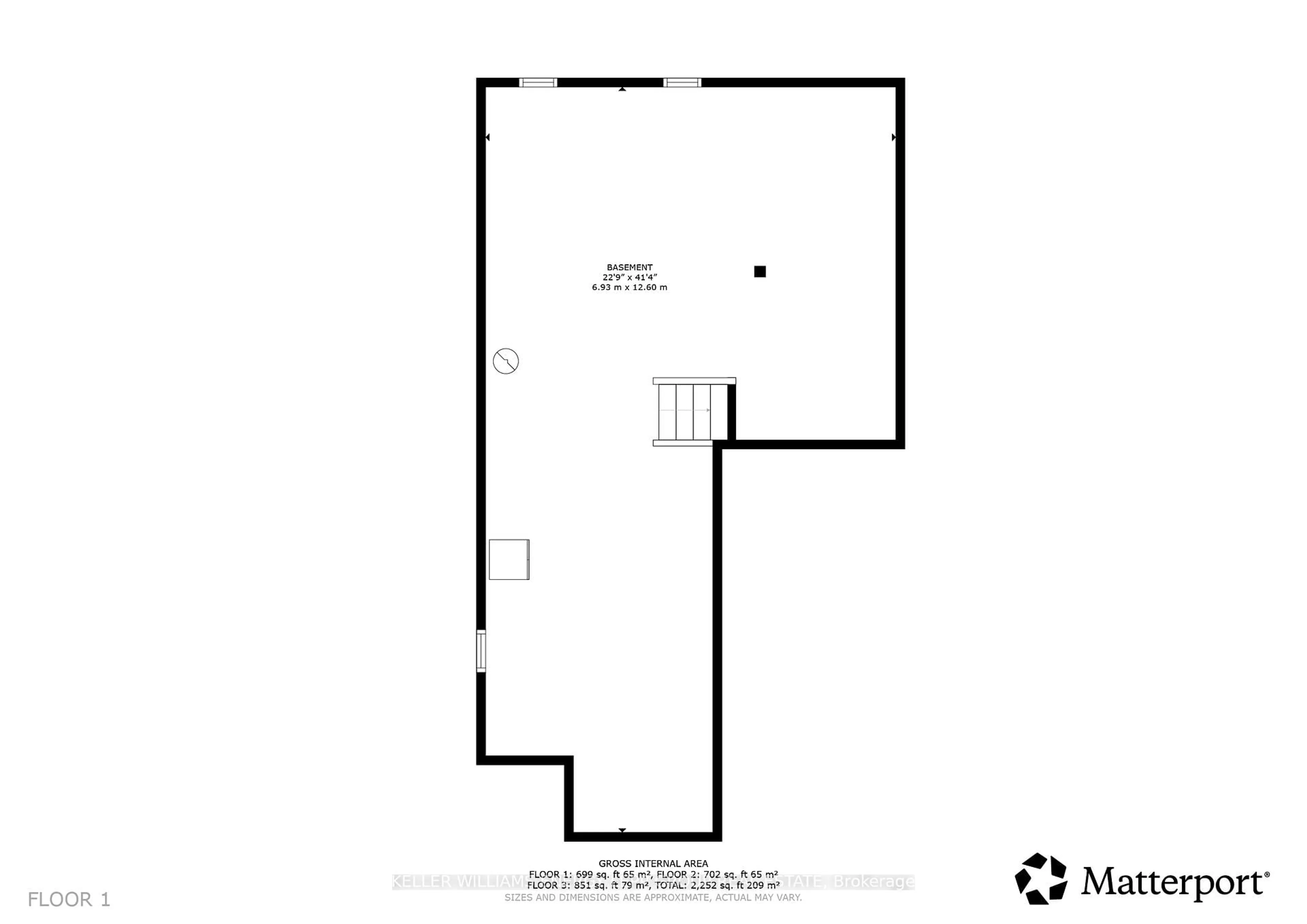 Floor plan for 73 Haverhill Cres, Whitby Ontario L1R 3E8