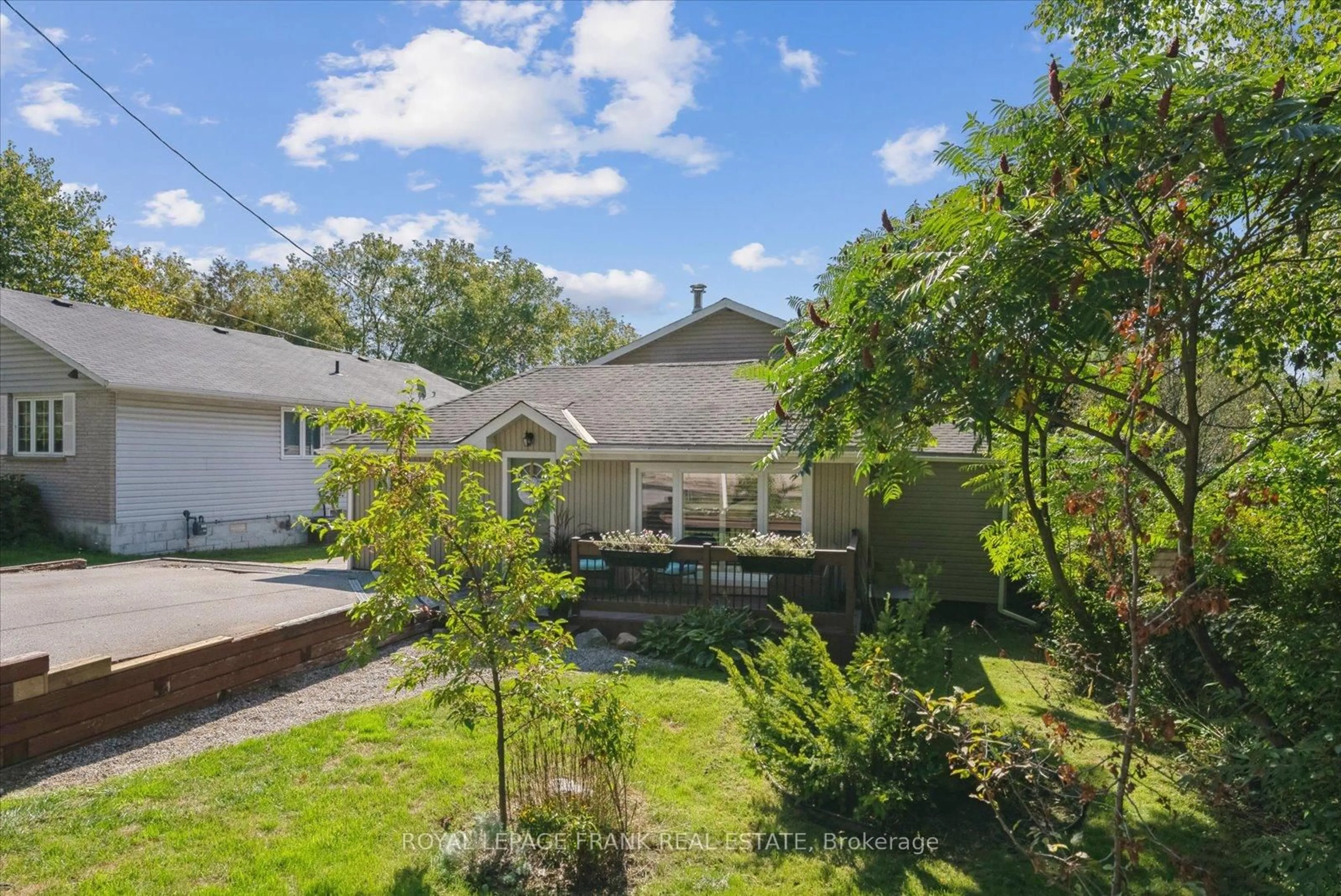 A pic from outside/outdoor area/front of a property/back of a property/a pic from drone, street for 4447 Highway 2 Rd, Clarington Ontario L0A 1J0