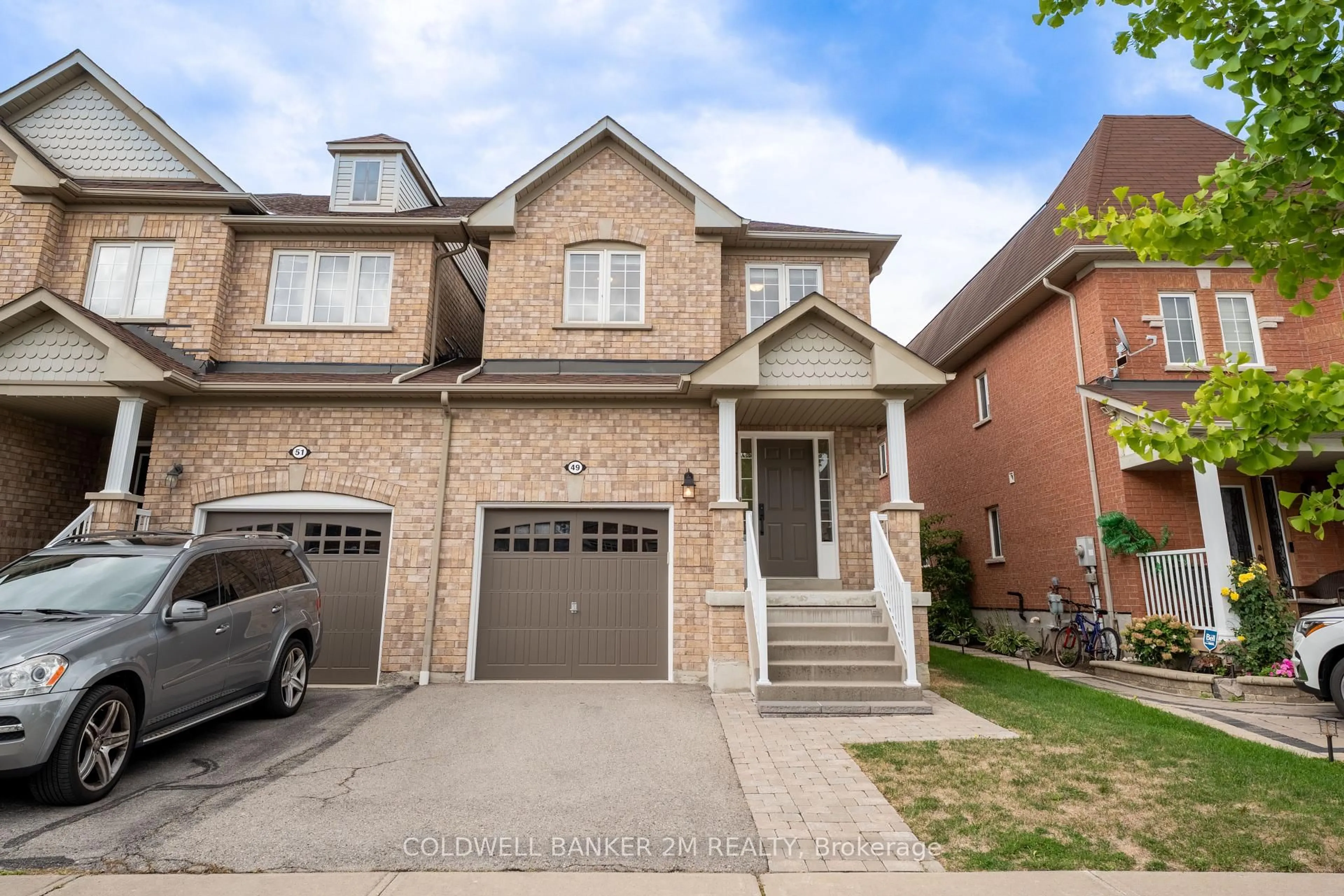 Home with brick exterior material, street for 49 Neill Ave, Whitby Ontario L1R 3N5