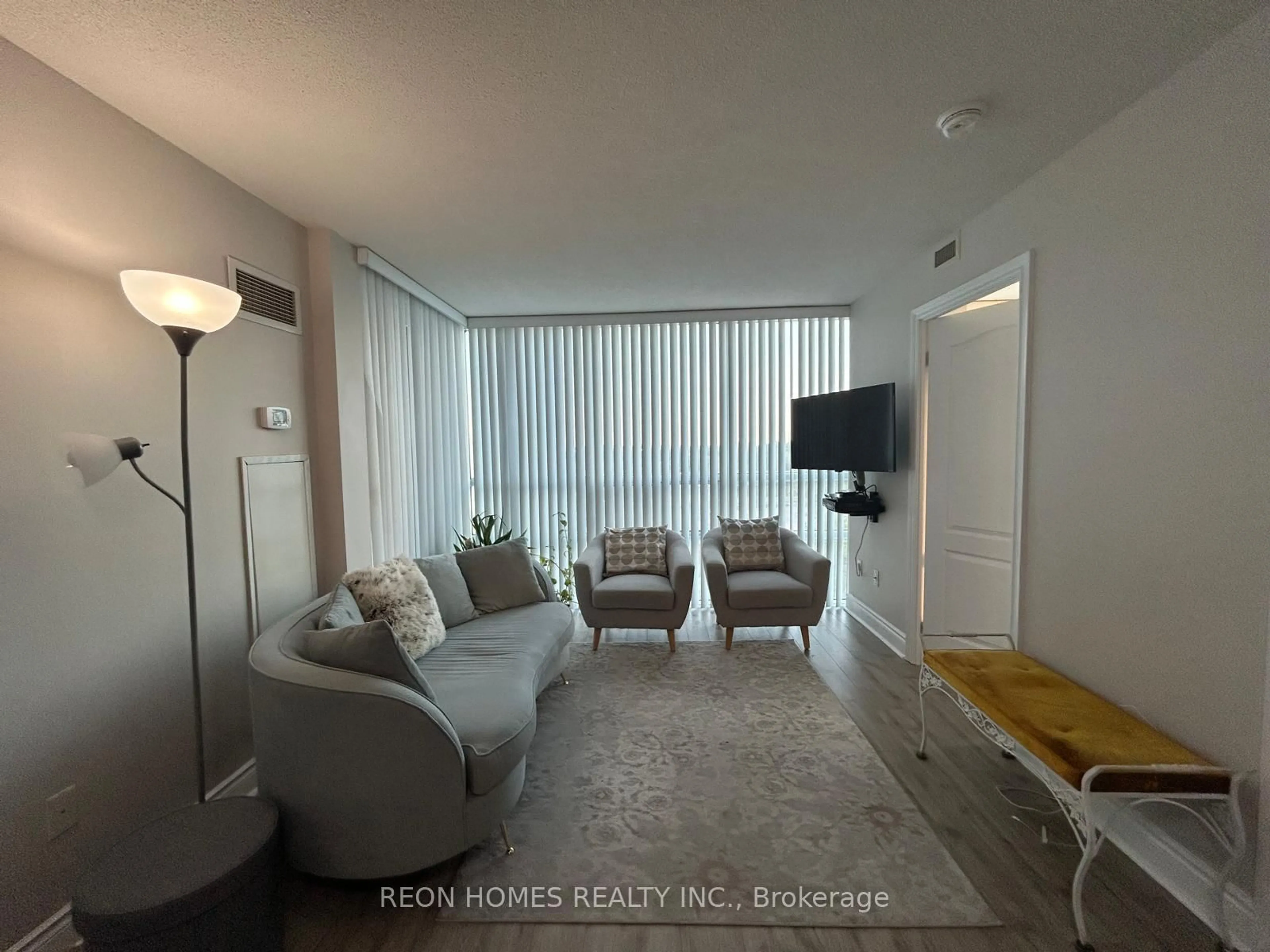 Living room with furniture, unknown for 50 Brian Harrison Way #709, Toronto Ontario M1P 5J4