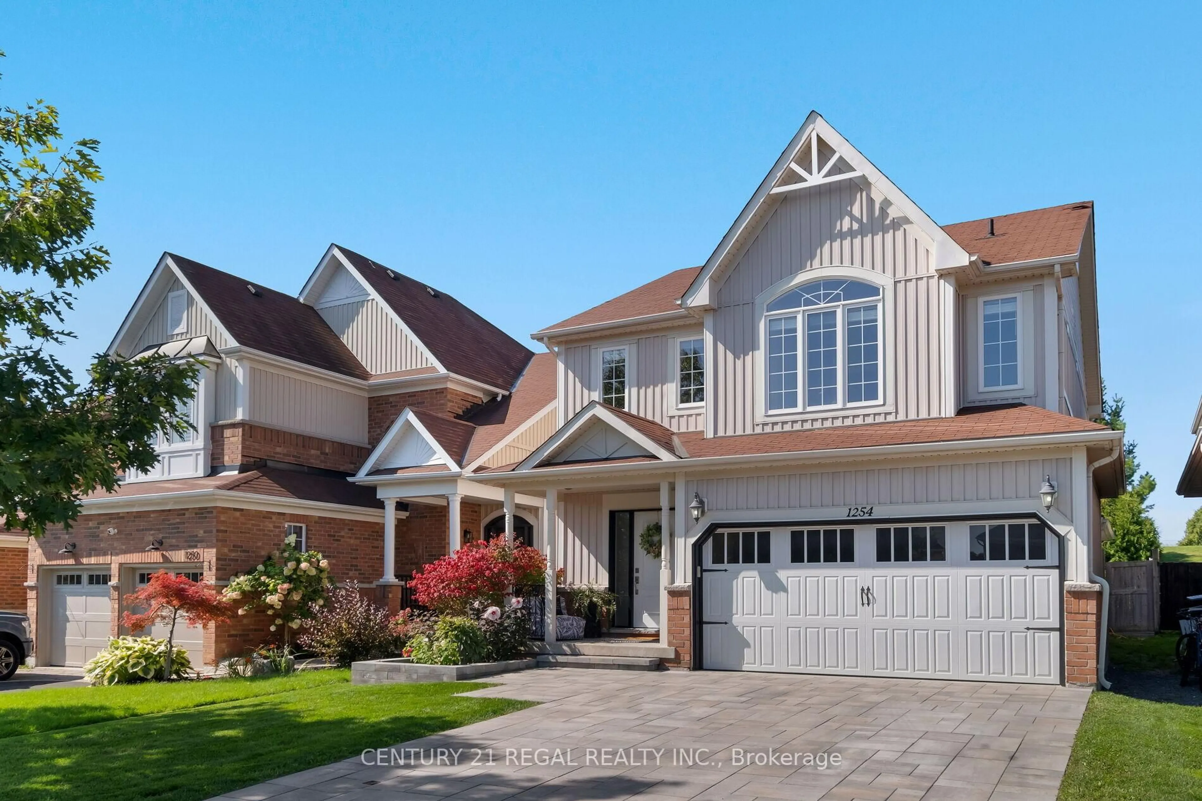 Home with brick exterior material, street for 1254 Meath Dr, Oshawa Ontario L1K 0M7