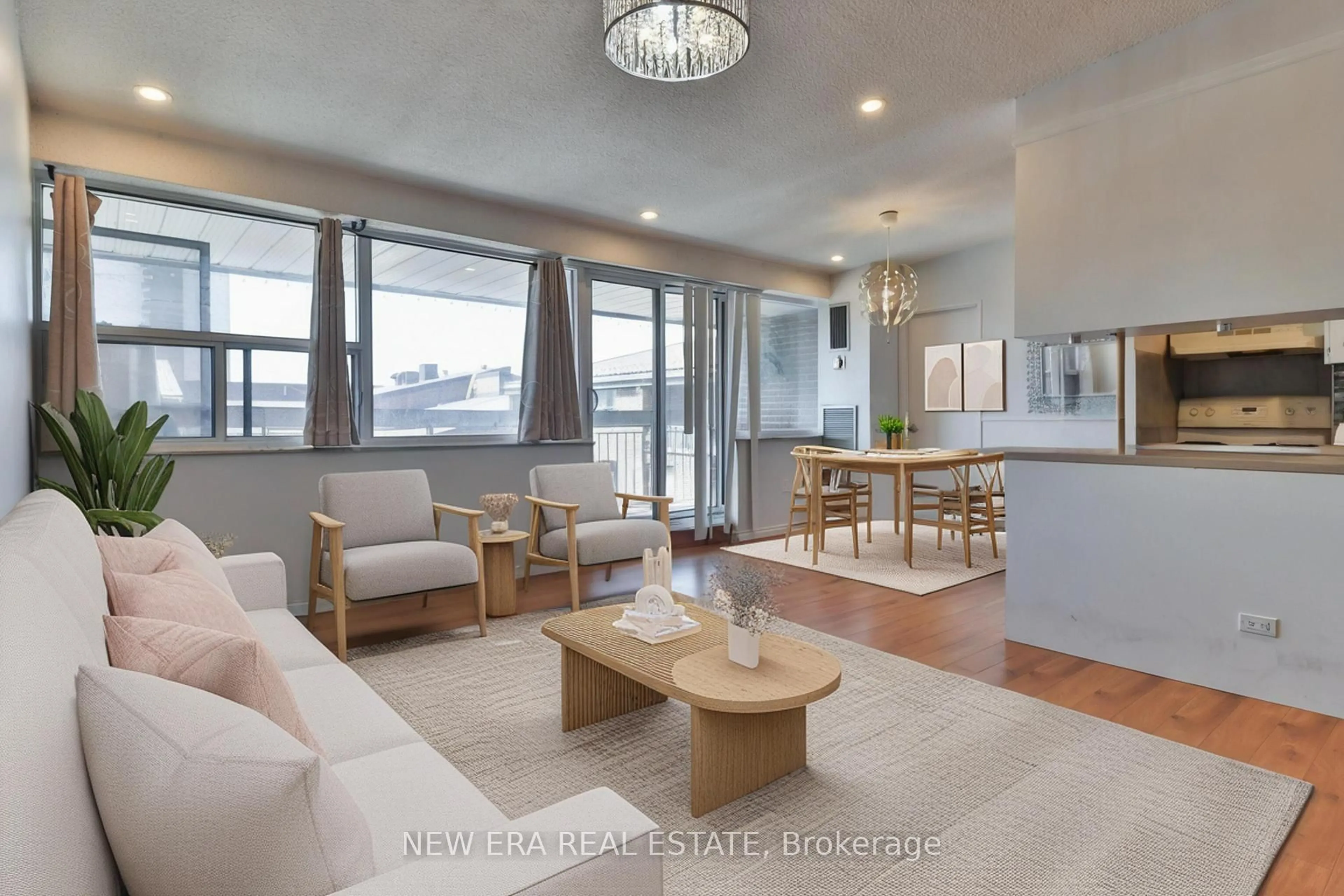 Living room with furniture, unknown for 4064 Lawrence Ave #602, Toronto Ontario M1E 4V6
