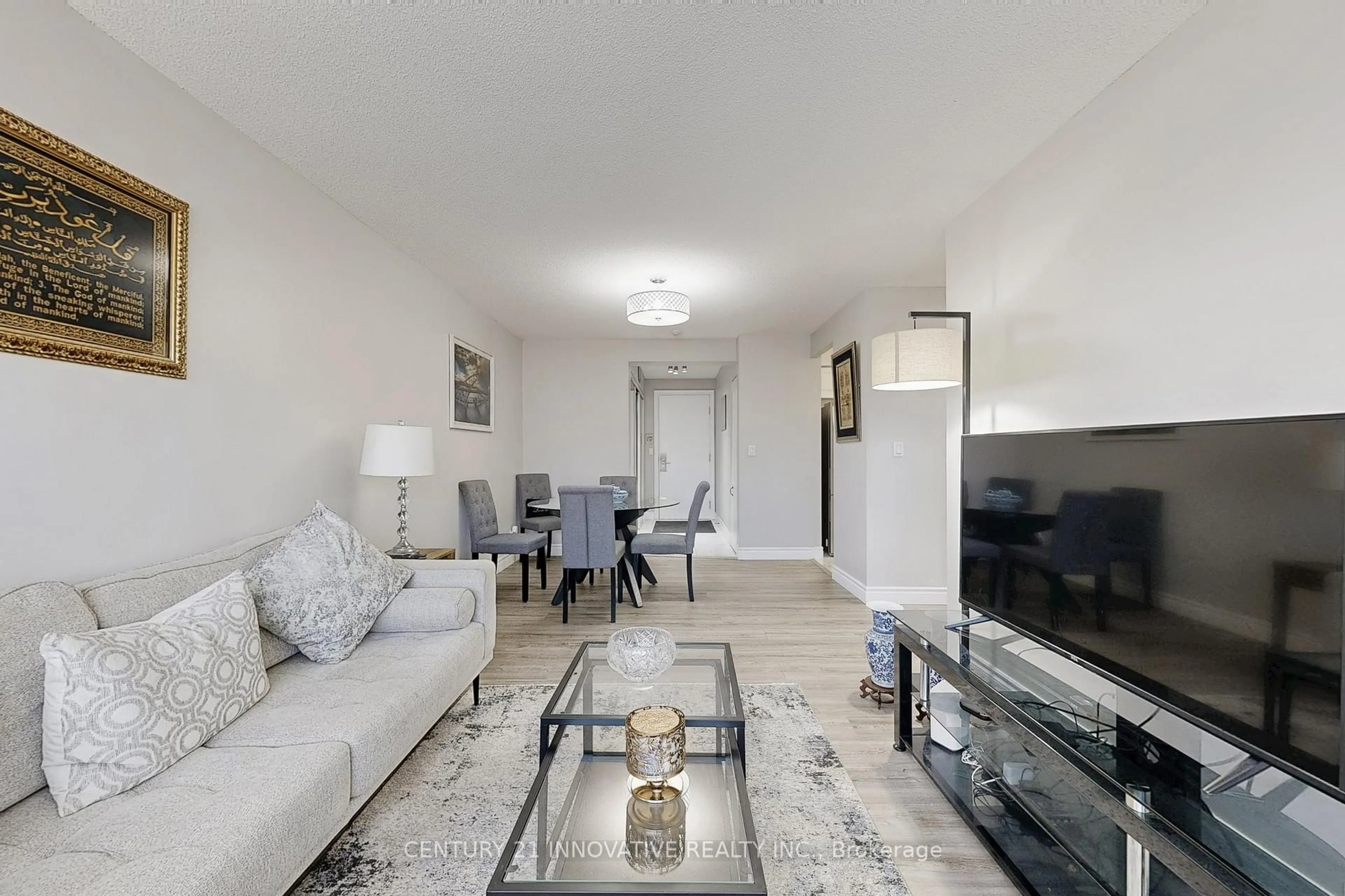 Living room with furniture, unknown for 1000 The Esplanade #501, Pickering Ontario L1V 6V4