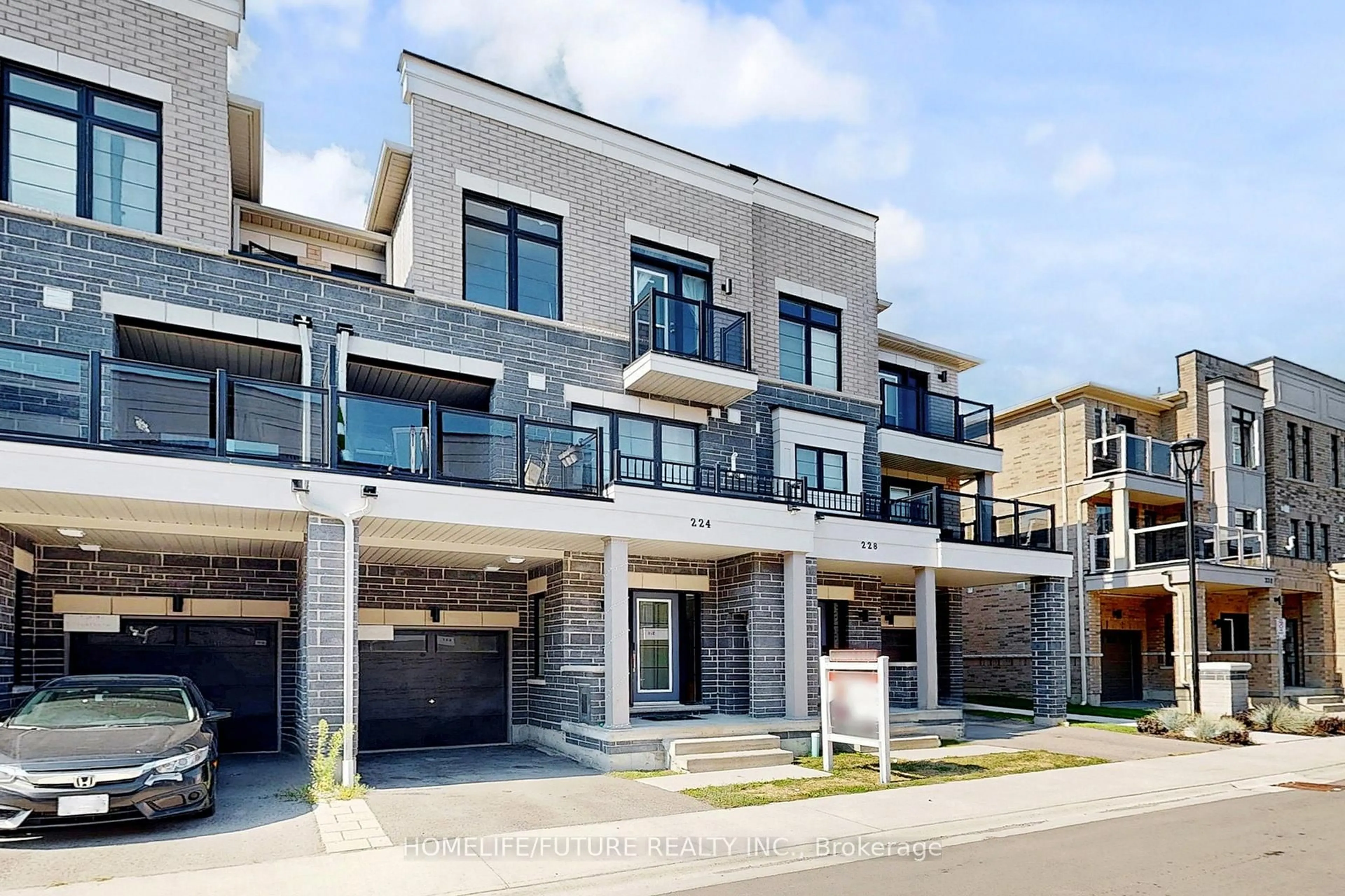 Home with brick exterior material, street for 224 Lord Elgin Lane, Clarington Ontario L1C 7E8